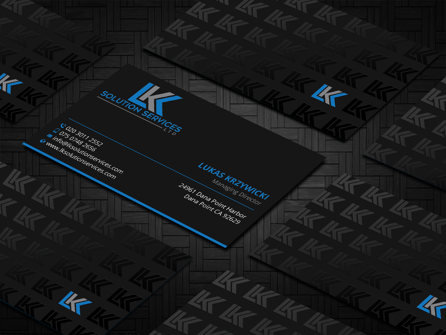 Business Card Design by DesignShout for LKK SOLUTION SERVICES LTD | Design #27467451