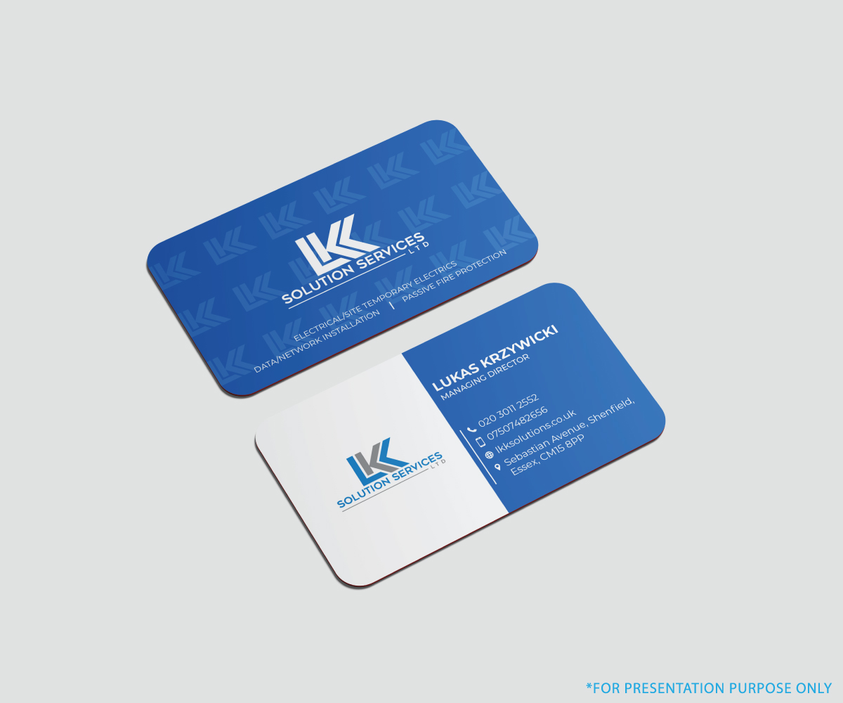 Business Card Design by Graphic_Dune for LKK SOLUTION SERVICES LTD | Design #27478660