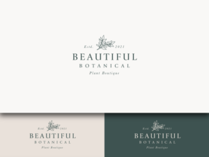 Logo Design by wonderland for Beautiful Botanical | Design: #27467939