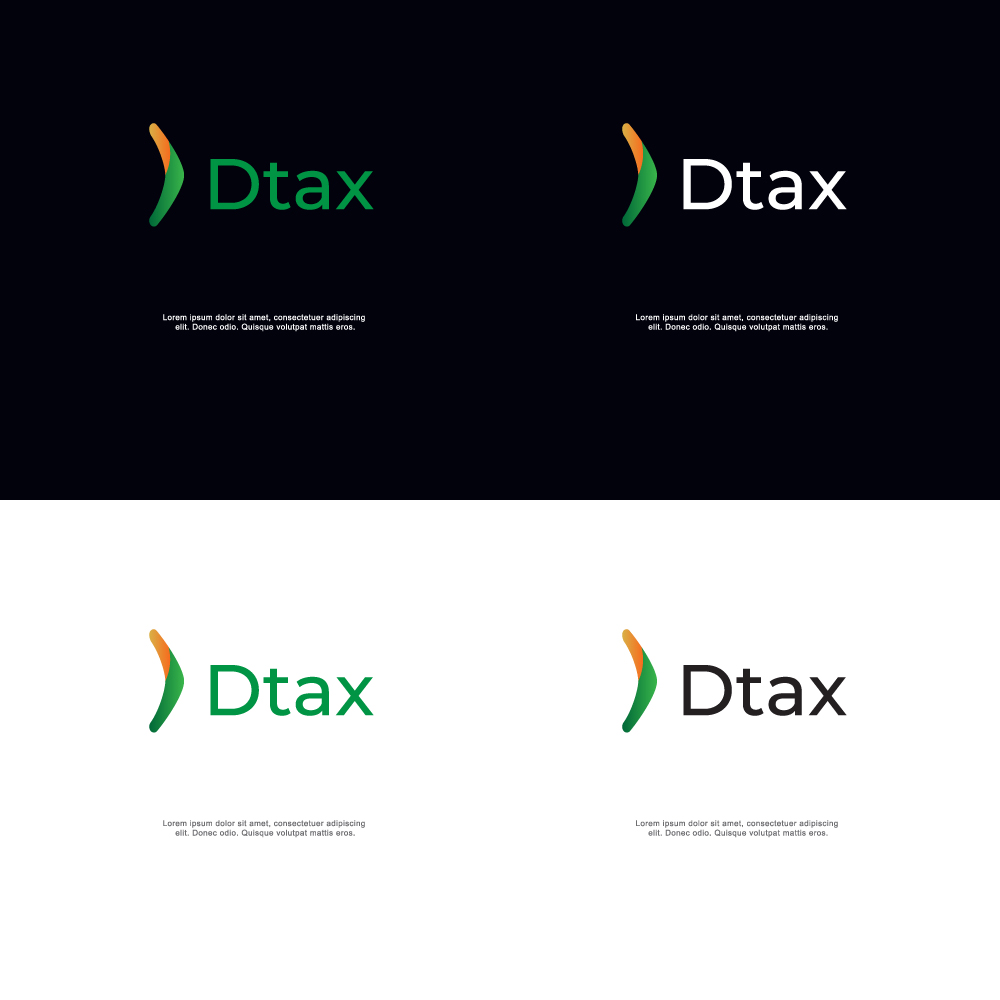 Logo Design by kecebong 007 for Dtax | Design #27709749