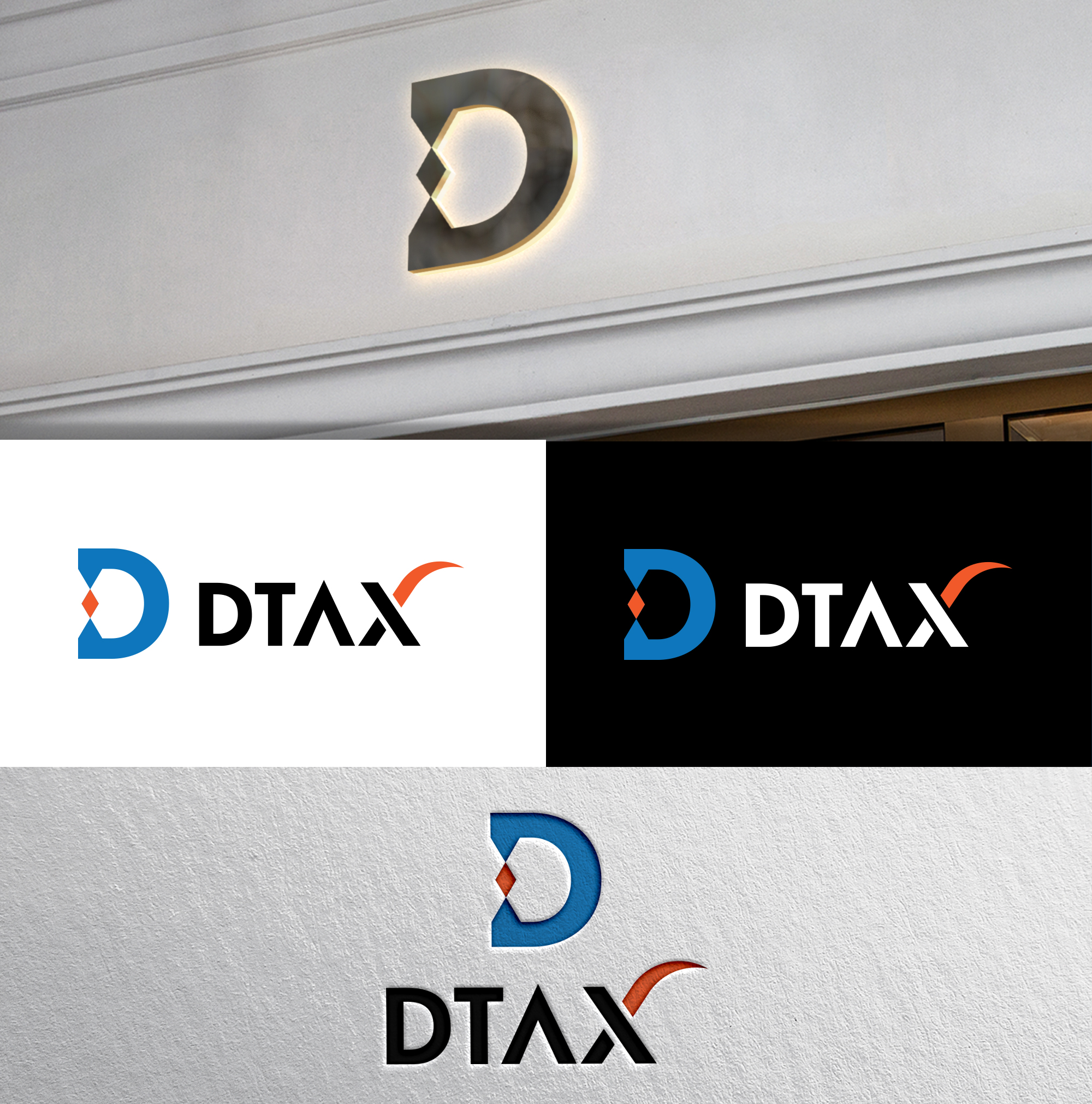 Diseño de Logo por Natalie Eric para Dtax | Diseño #27483937