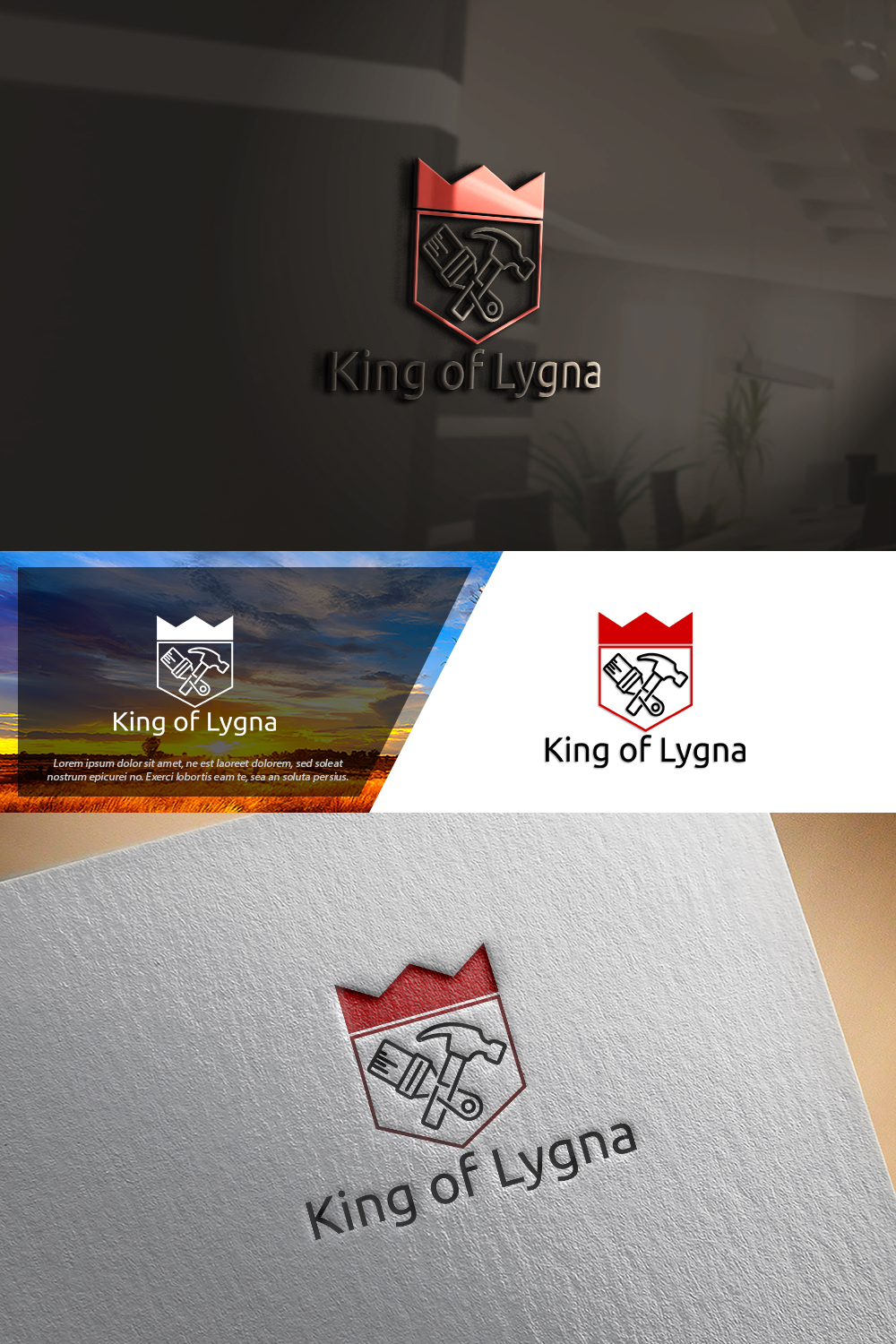 Logo Design by damian for King of Lygna | Design #27464129