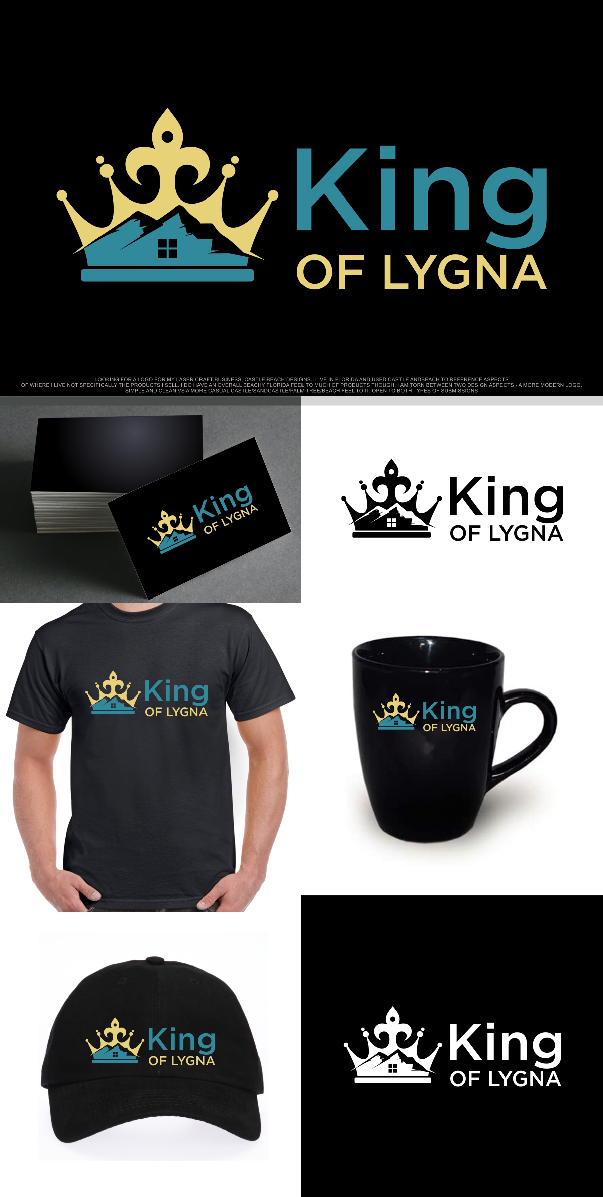 Logo Design by KajalRekha for King of Lygna | Design #27463819