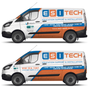 ESI tech LTD, | Diseño de Rotulación de Vehículo por Yoga Tri