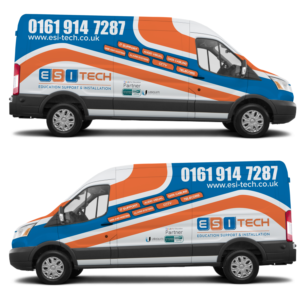 ESI tech LTD, | Car Wrap Design by Shumaila Kiran