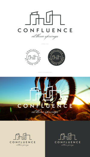 Confluence at Three Springs | Logo Design by designbysy