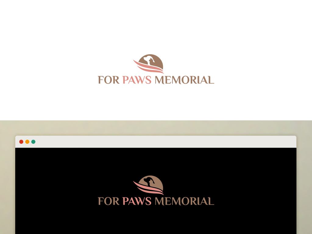 Logo Design by damakyjr for For Paws Memorial | Design #3105050