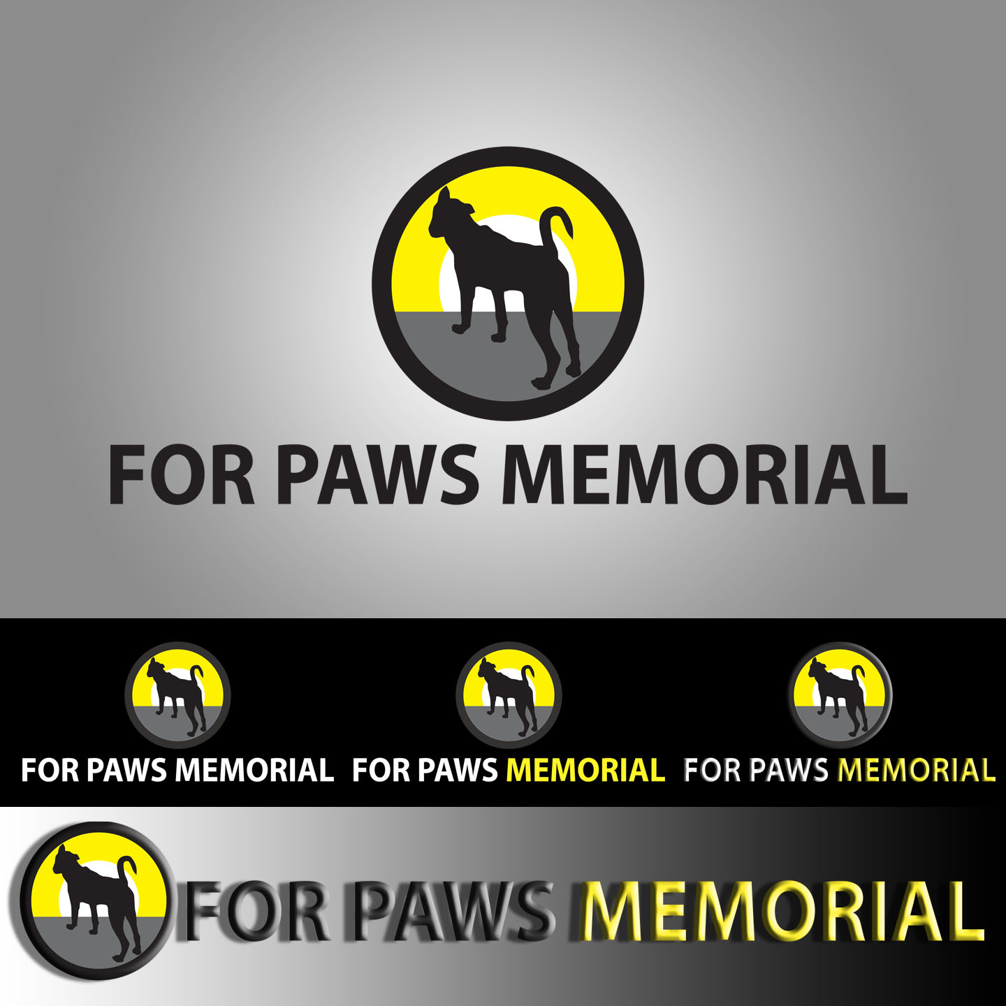 Logo Design by Justin E for For Paws Memorial | Design #3060064