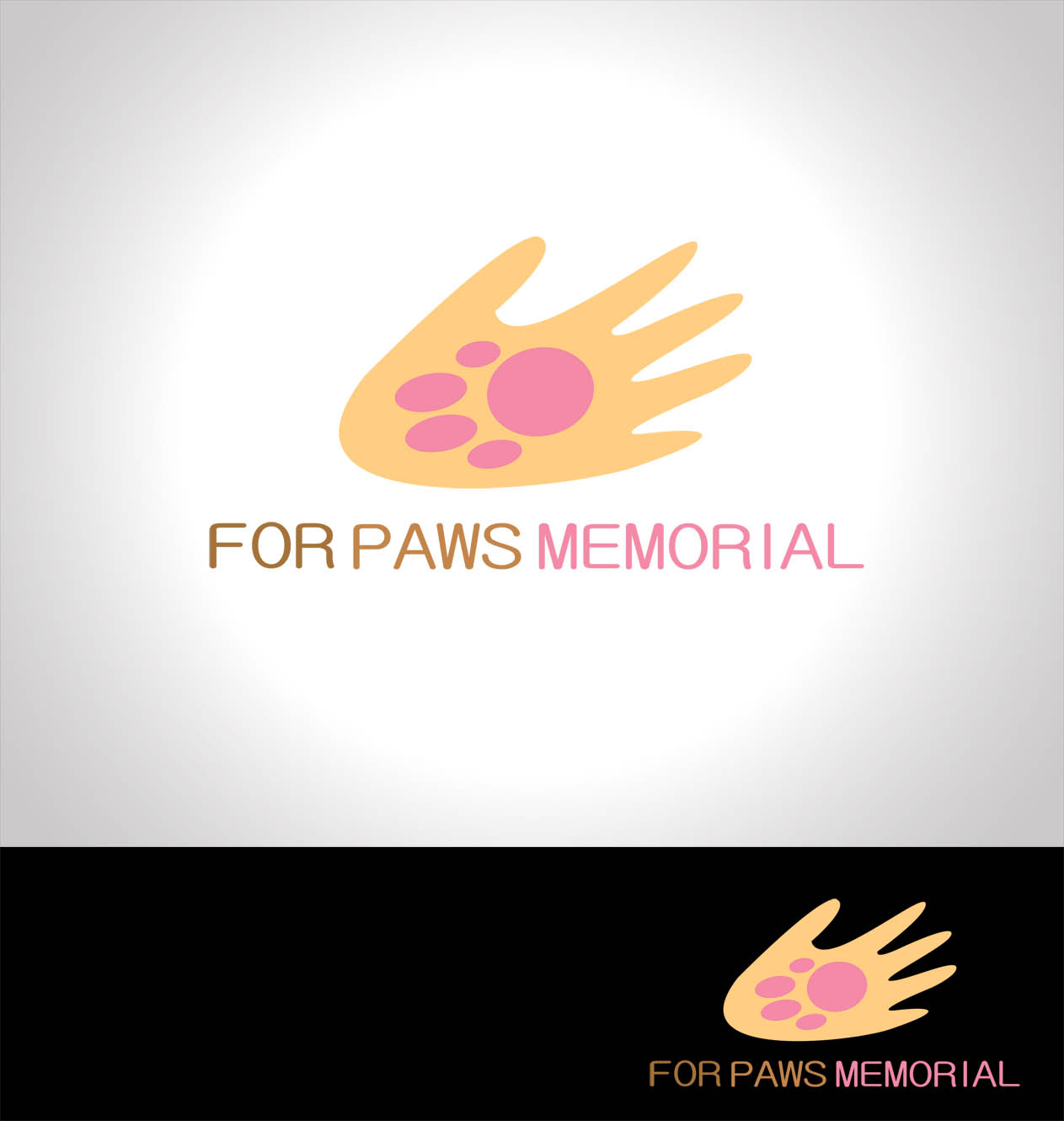 Logo Design by Justin E for For Paws Memorial | Design #3063656