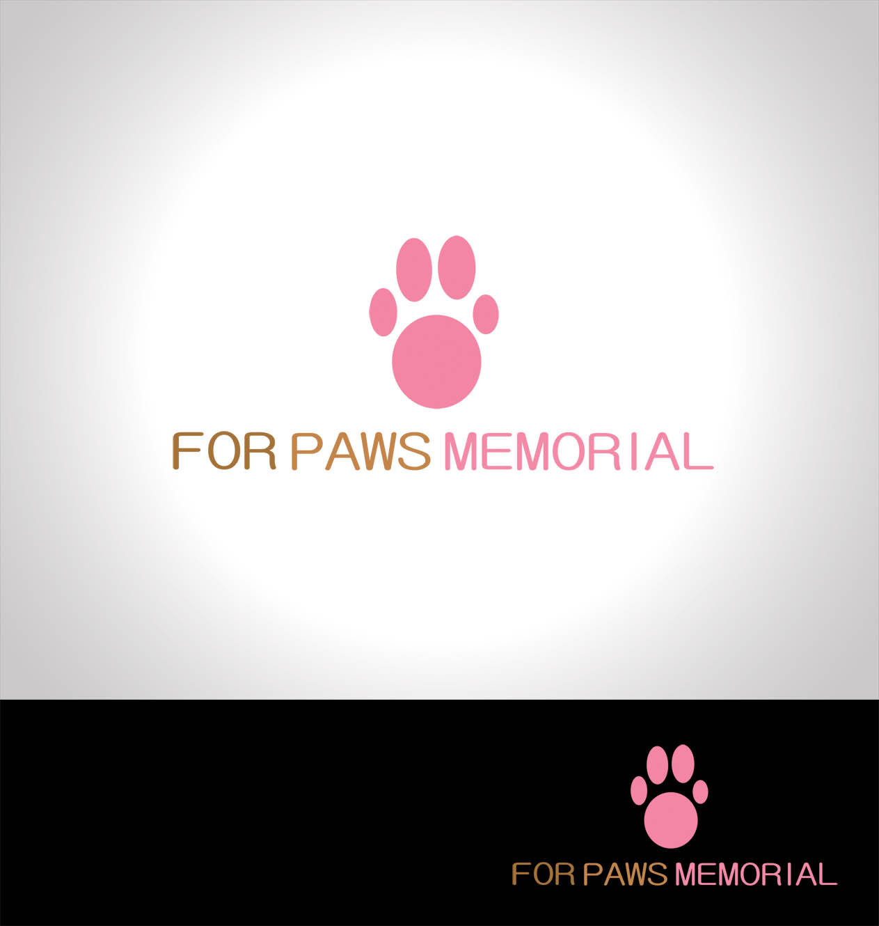 Logo Design by Justin E for For Paws Memorial | Design #3063659