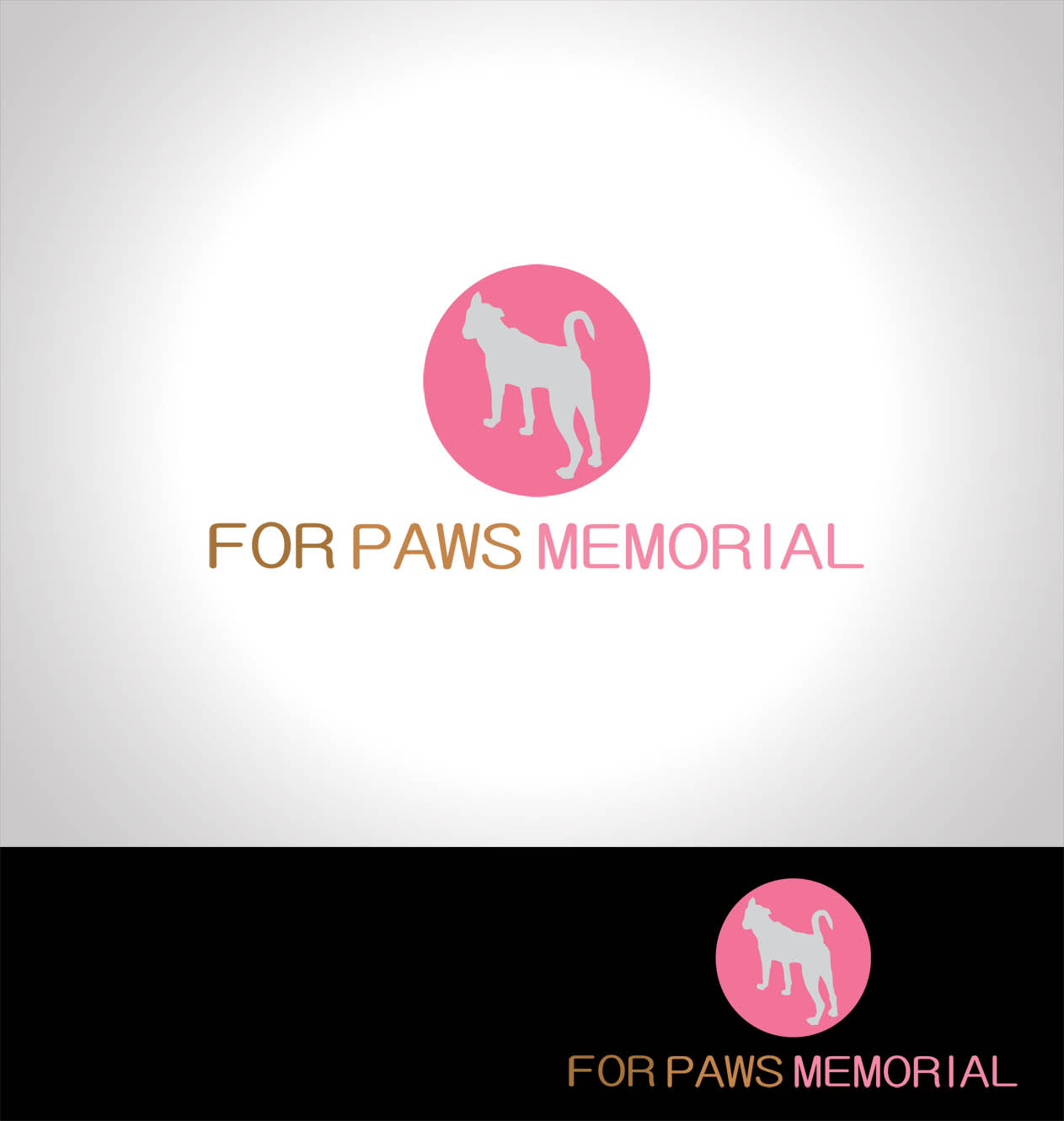 Logo Design by Justin E for For Paws Memorial | Design #3063661