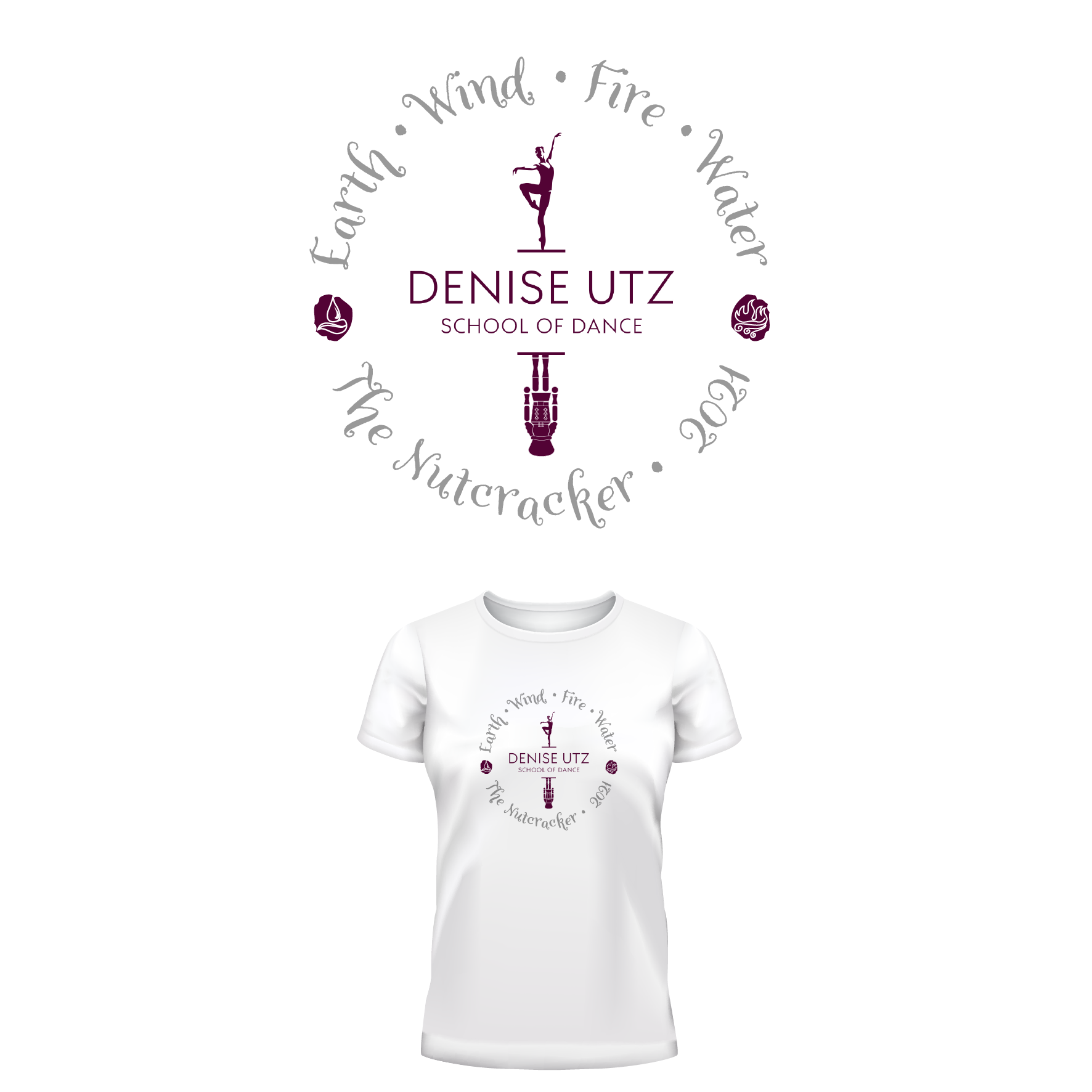 T-shirt Design by Wanda.G for Denise Utz School of Dance | Design #27465530