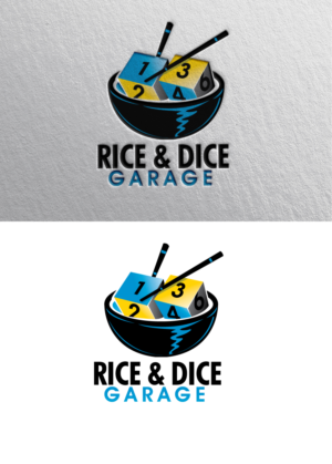 Rice & Dice garage. | Logo Design by blue eye