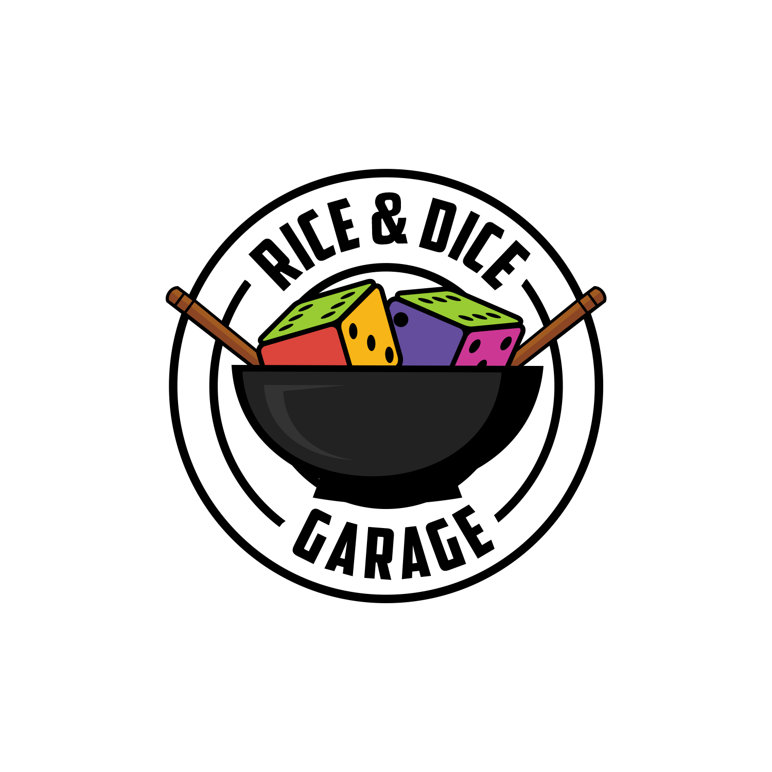 Logo Design by ThiagoB for Rice & dice  | Design #27467204