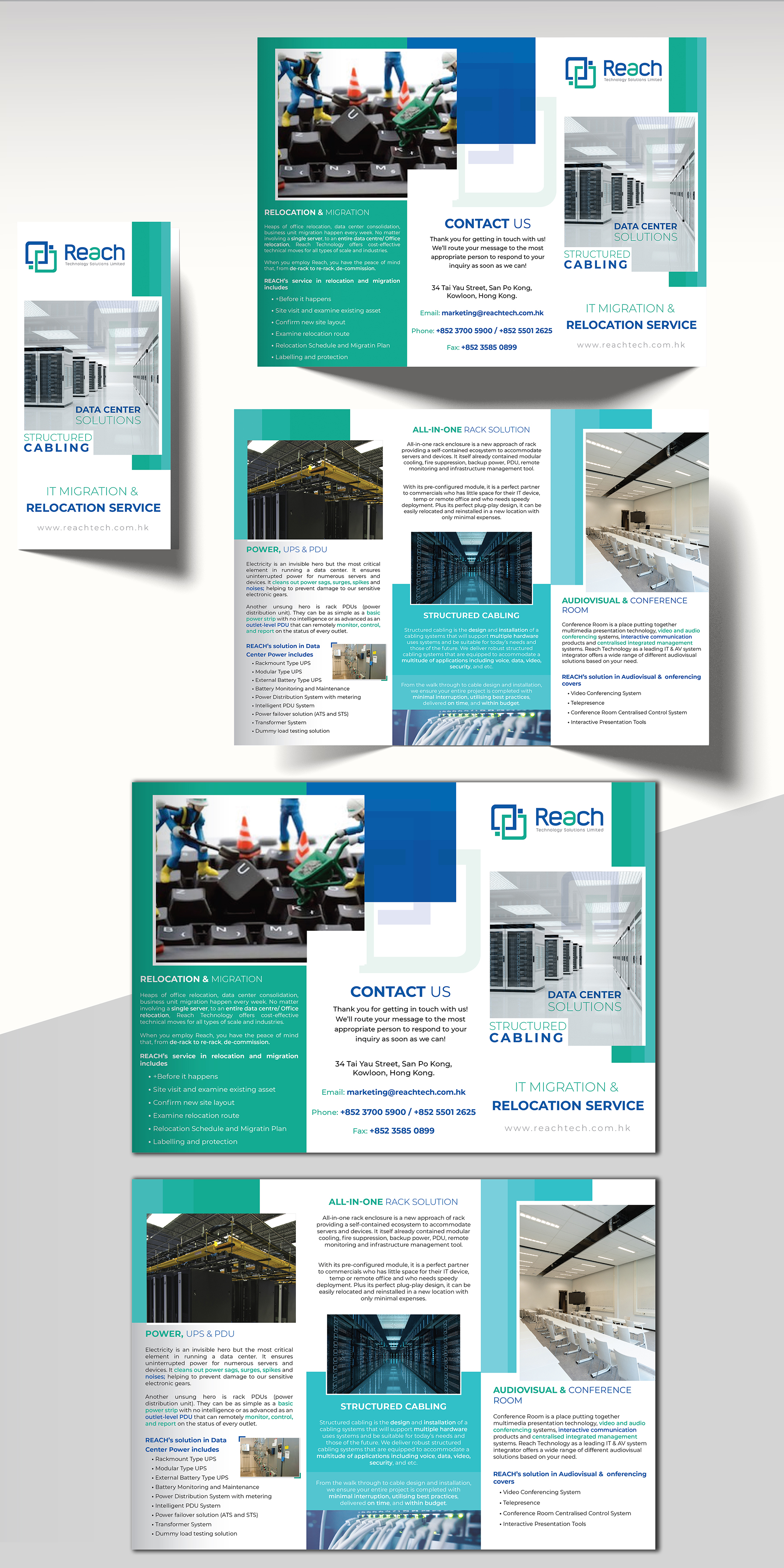 Brochure Design by creativemood438 for Reach Technology Solutions Limited | Design #27491782