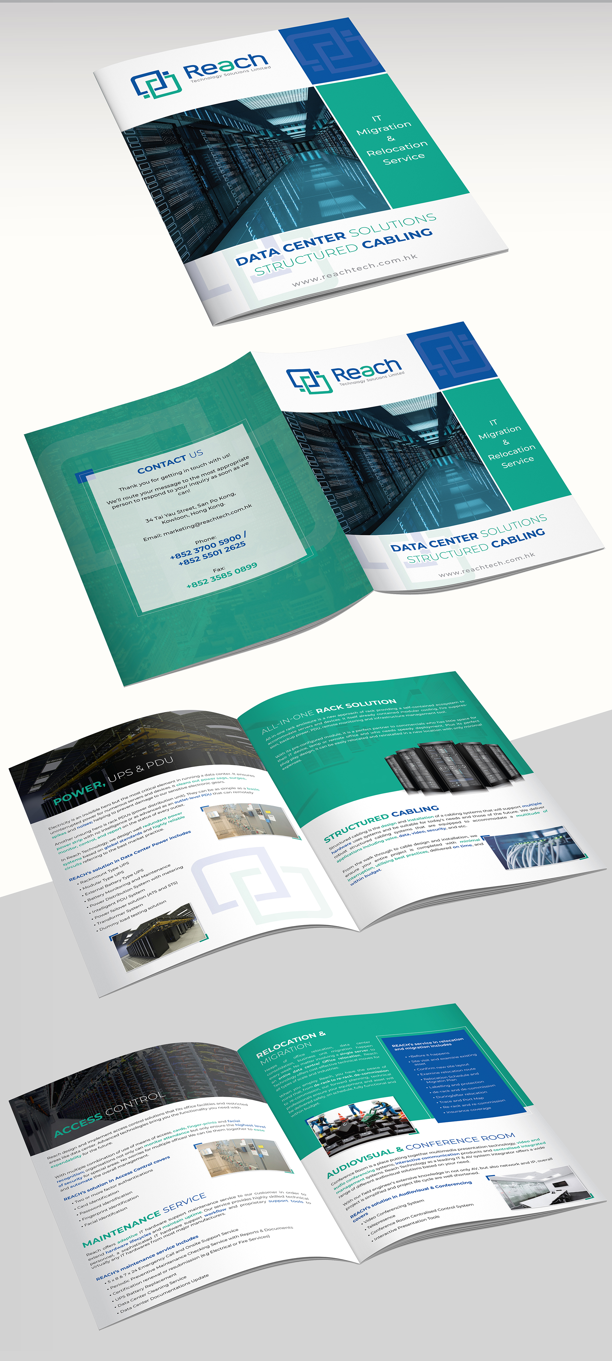 Brochure Design by creativemood438 for Reach Technology Solutions Limited | Design #27491783