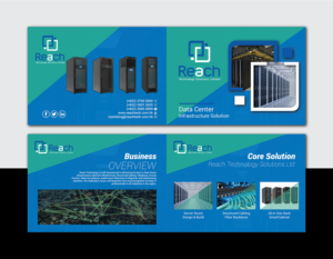 Brochure Design by Deziners Zone for Reach Technology Solutions Limited | Design: #27483368