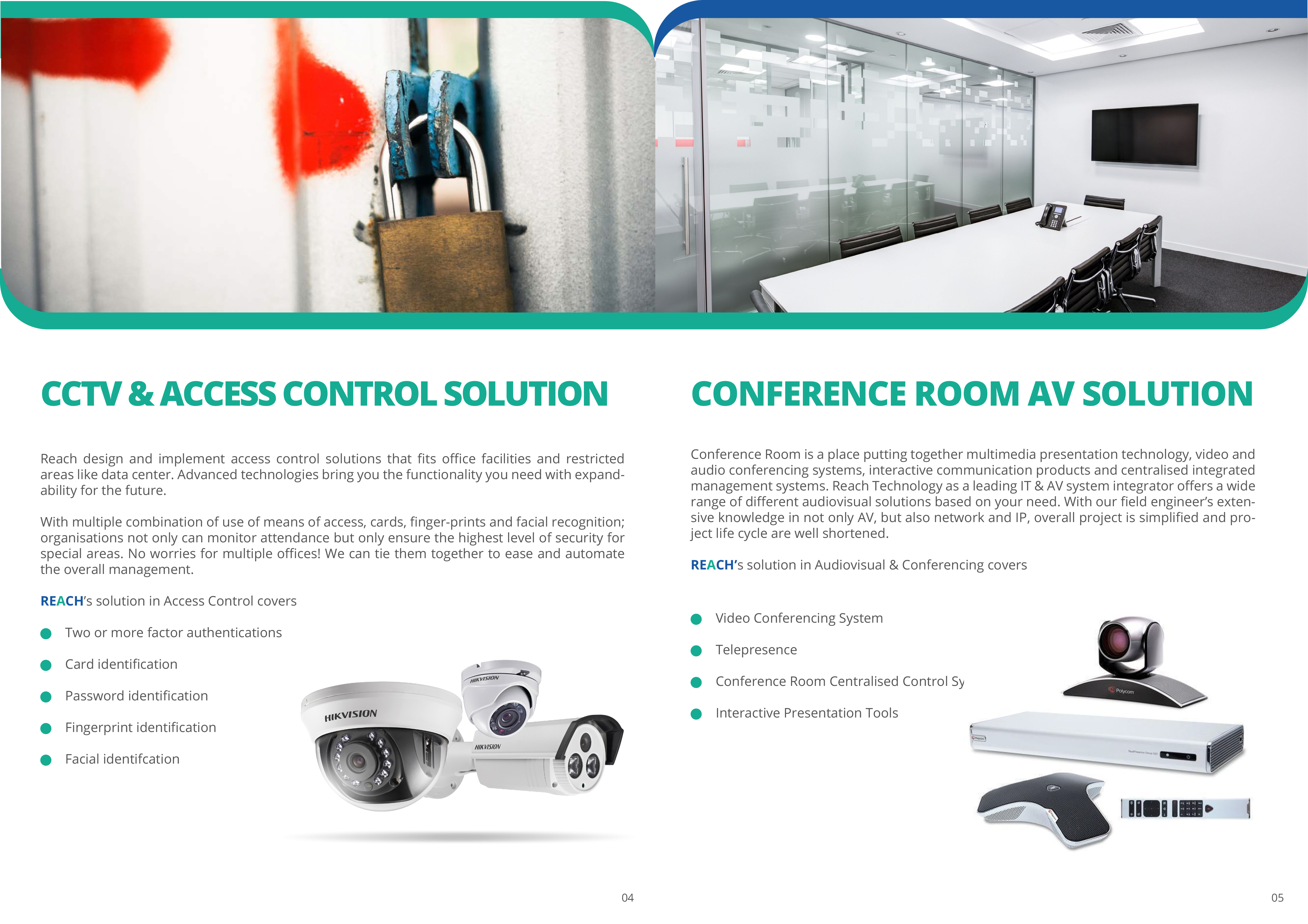 Brochure Design by Shabnum Khan for Reach Technology Solutions Limited | Design #27499964