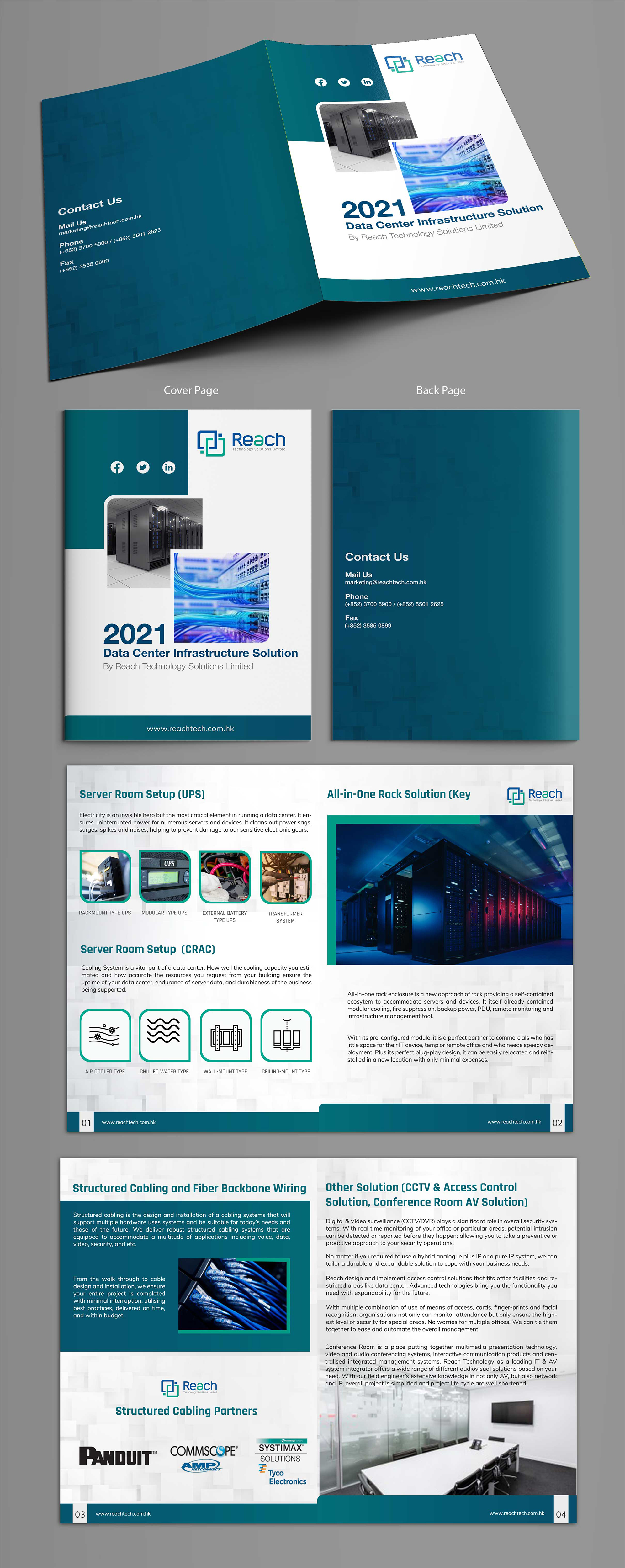 Brochure Design by SAI DESIGNS for Reach Technology Solutions Limited | Design #27493309