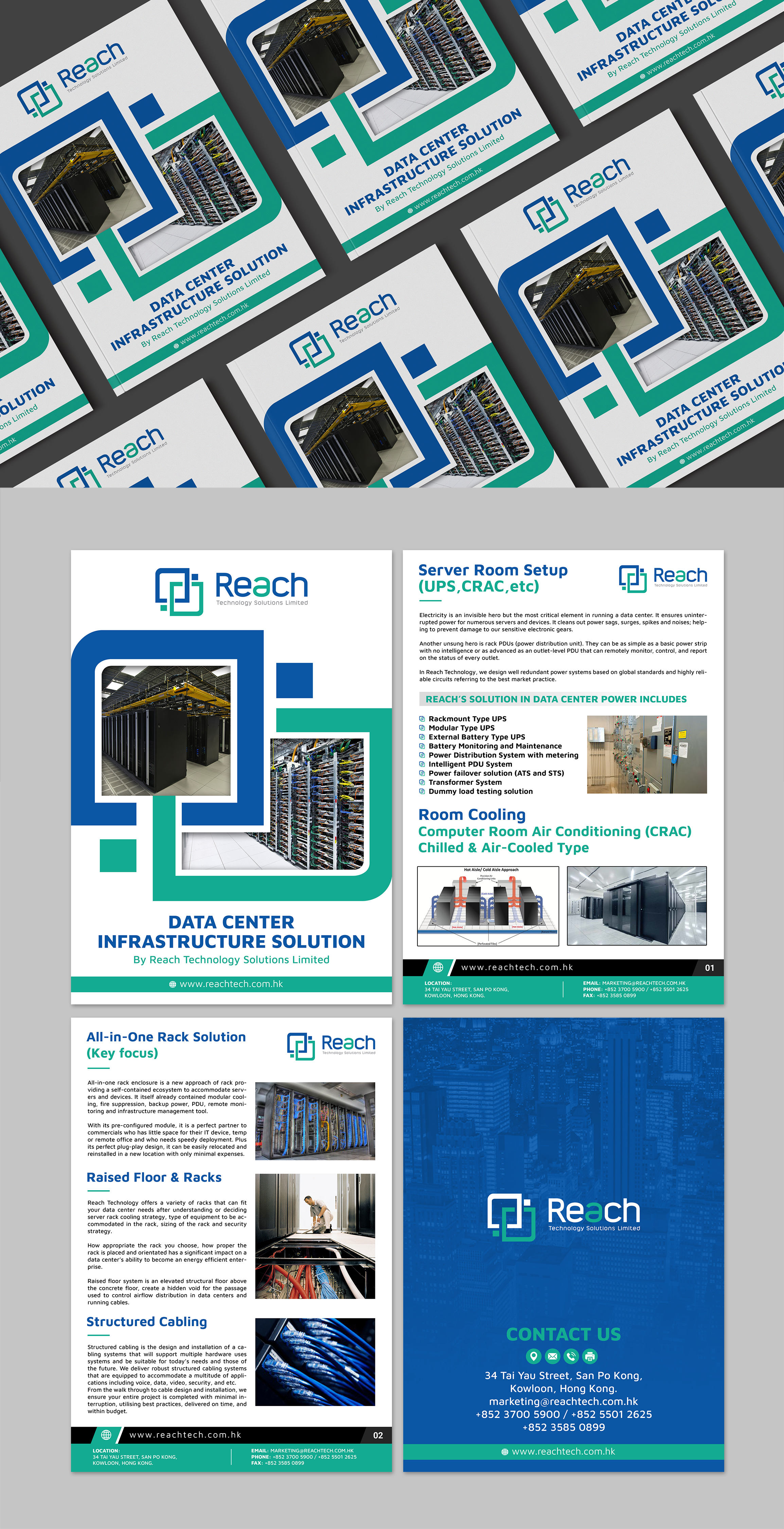 Brochure Design by SAI DESIGNS for Reach Technology Solutions Limited | Design #27521833