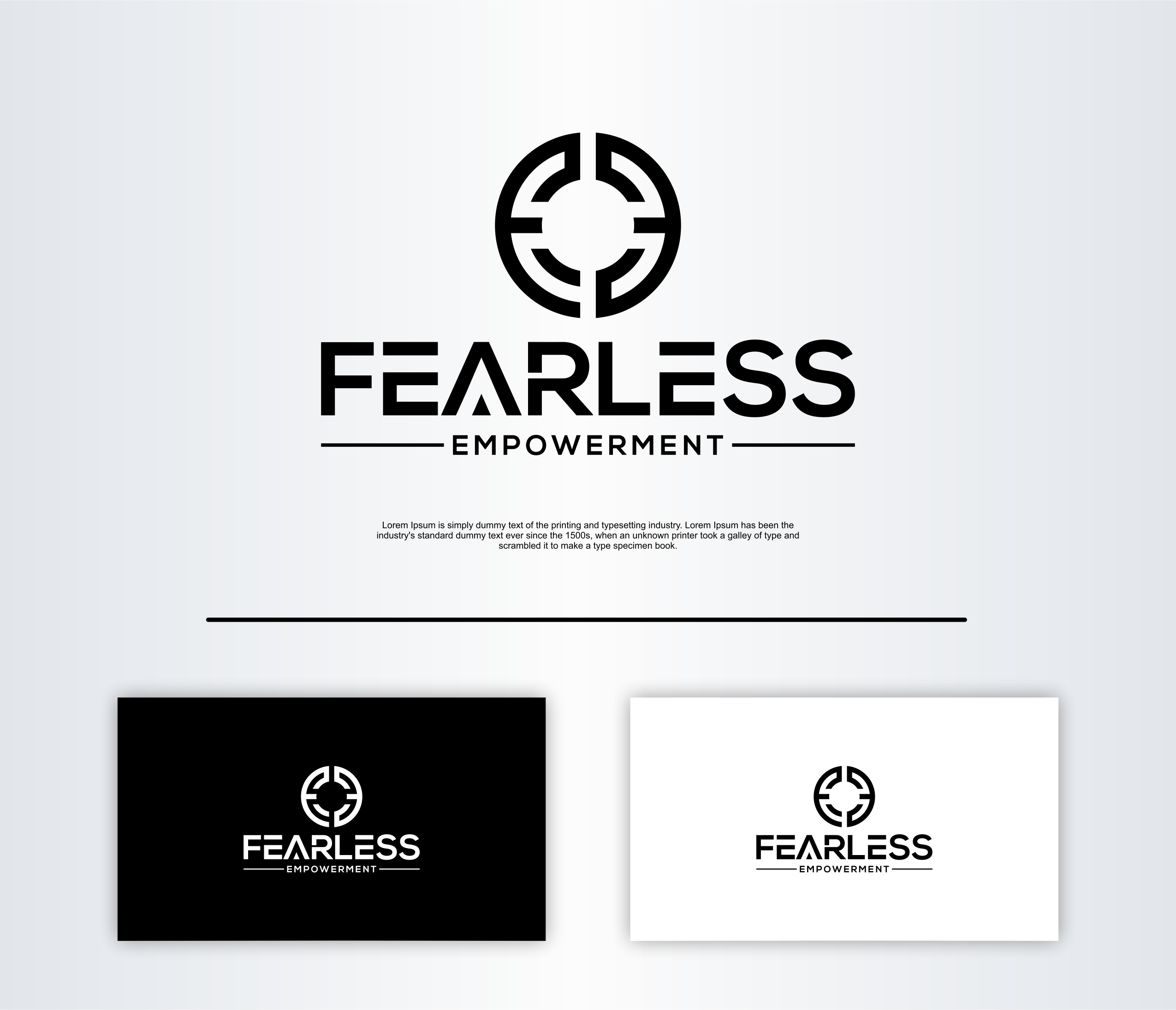 Logo Design by anakcrowd for Fearless Empowerment | Design: #27488939