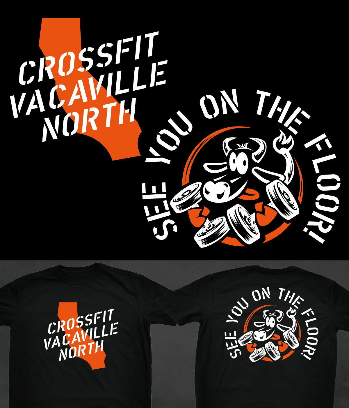 T-shirt Design by SpaGGy for CrossFit Vacaville North | Design #27472613