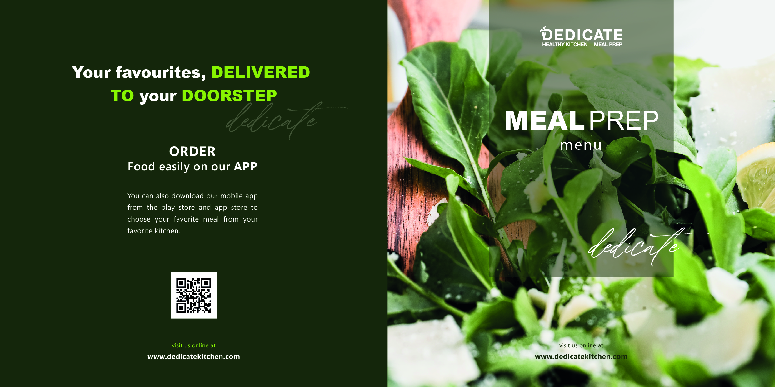 Flyer Design by Lammy for DEDICATE Healthy Kitchen | Design #27477168