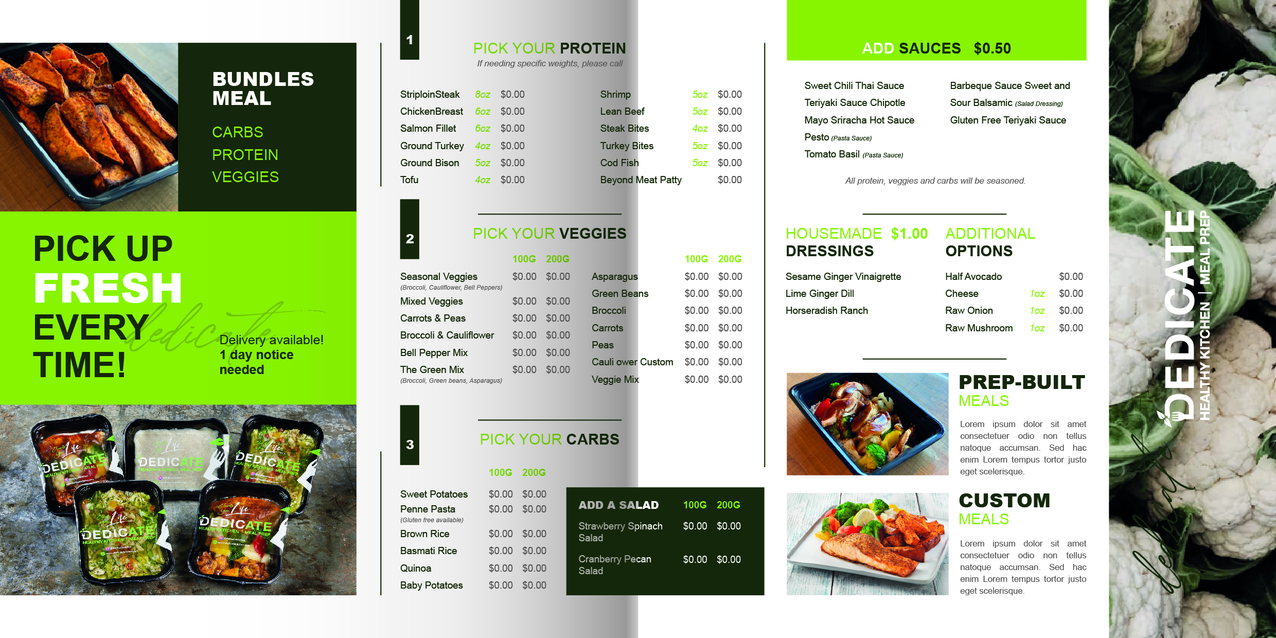 Flyer Design by Lammy for DEDICATE Healthy Kitchen | Design #27493743