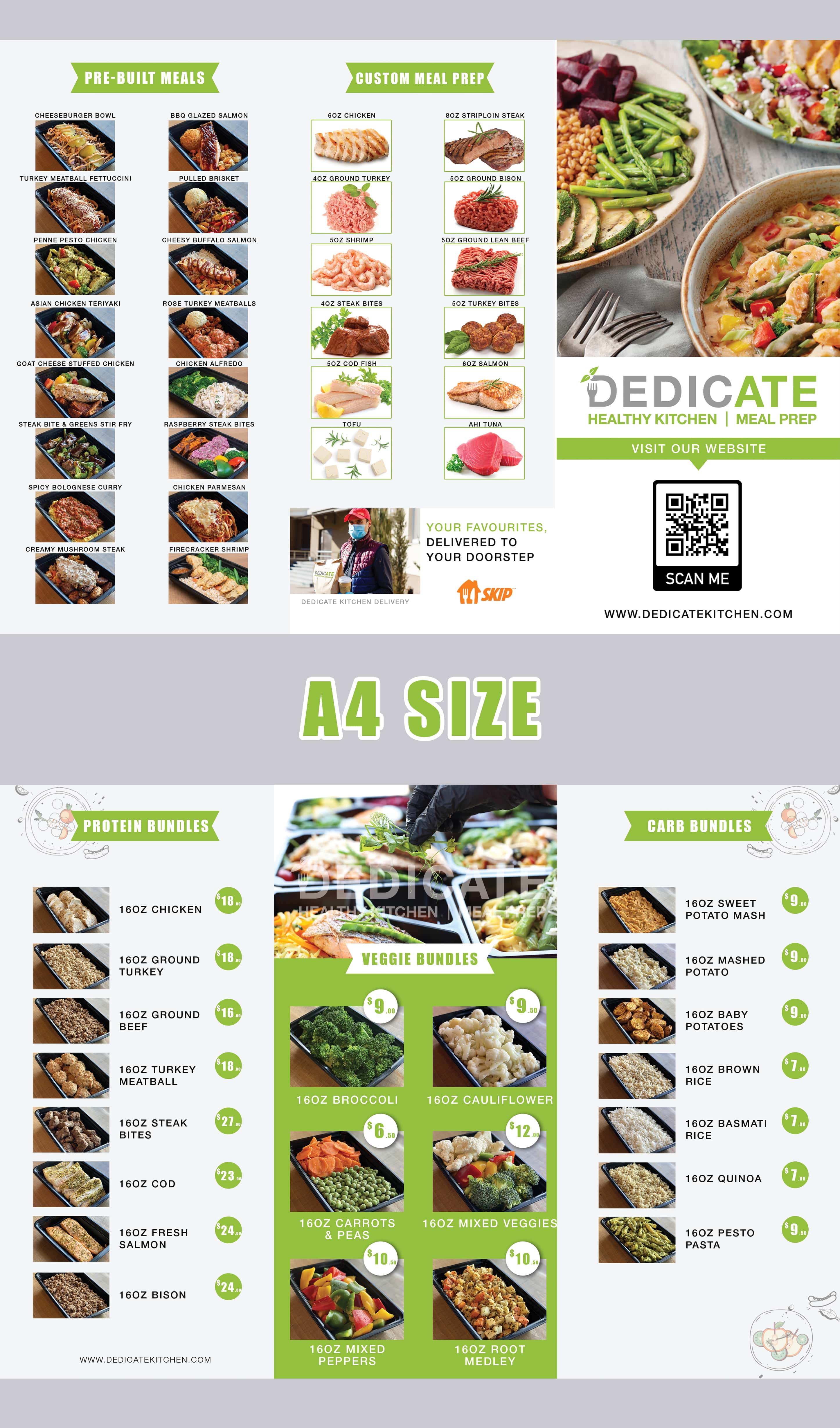 Design de Flyer par MadihDesign pour DEDICATE Healthy Kitchen | Design #27477933