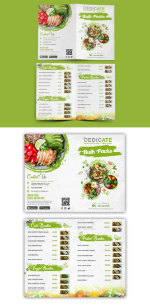 Brochure for Healthy Restaurant Concept | Flyer Design by ZeneFashions