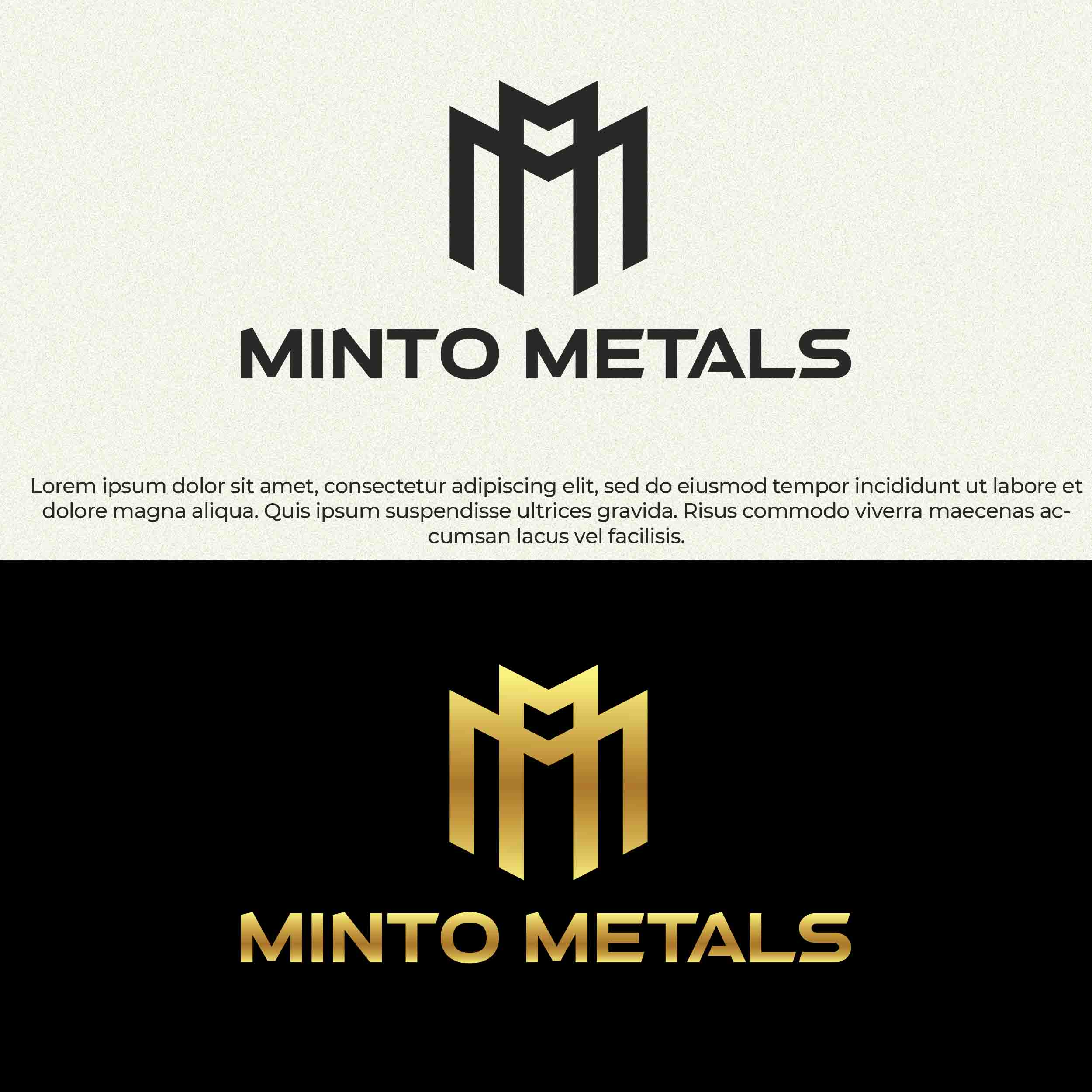 Logo-Design von ILLUSTRATOR PRO für Minto Metals | Design #27518940