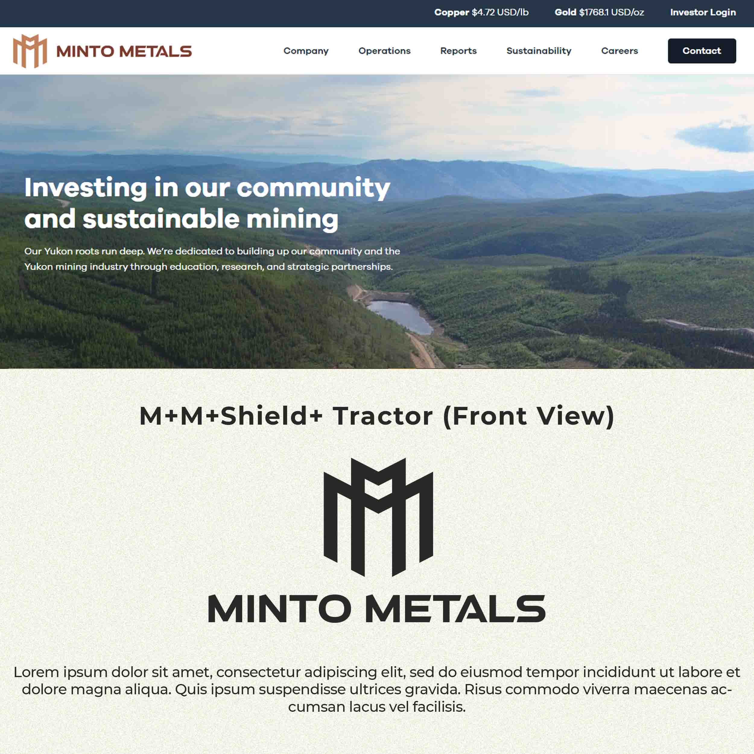 Logo-Design von ILLUSTRATOR PRO für Minto Metals | Design #27518981