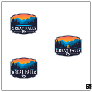 Logo Design by Origami visual for Great Falls RV | Design: #27479529