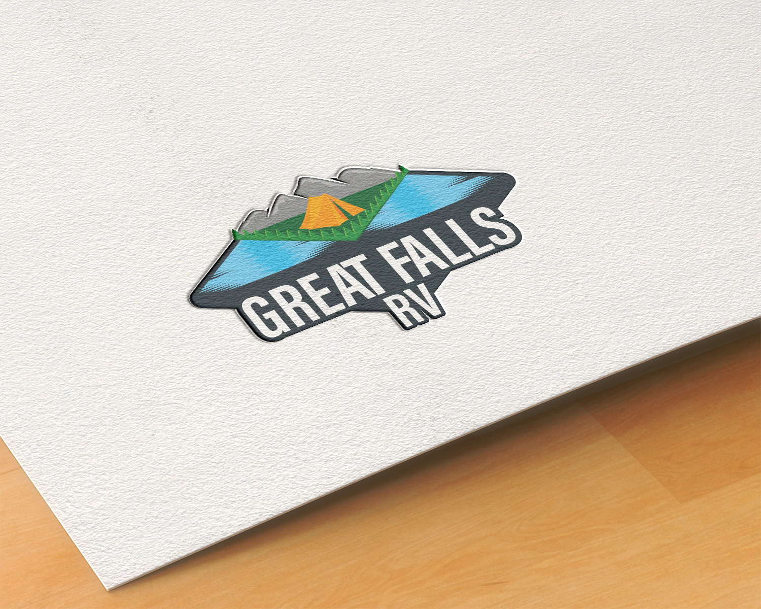 Logo Design by Deziners Zone for Great Falls RV | Design #27473636