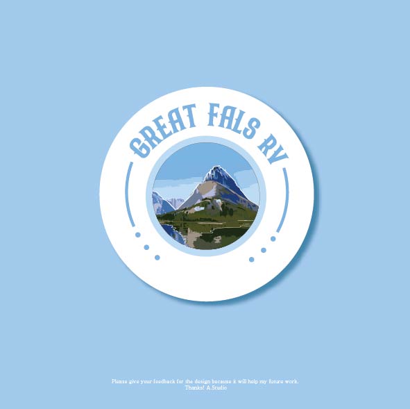 Logo Design by A.STUDIO for Great Falls RV | Design #27500822
