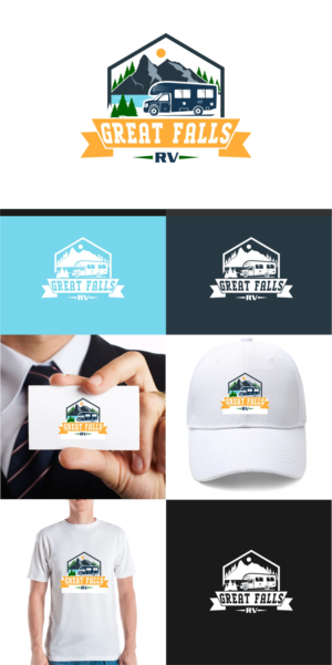 Logo Design by fly  design for Great Falls RV | Design: #27476388