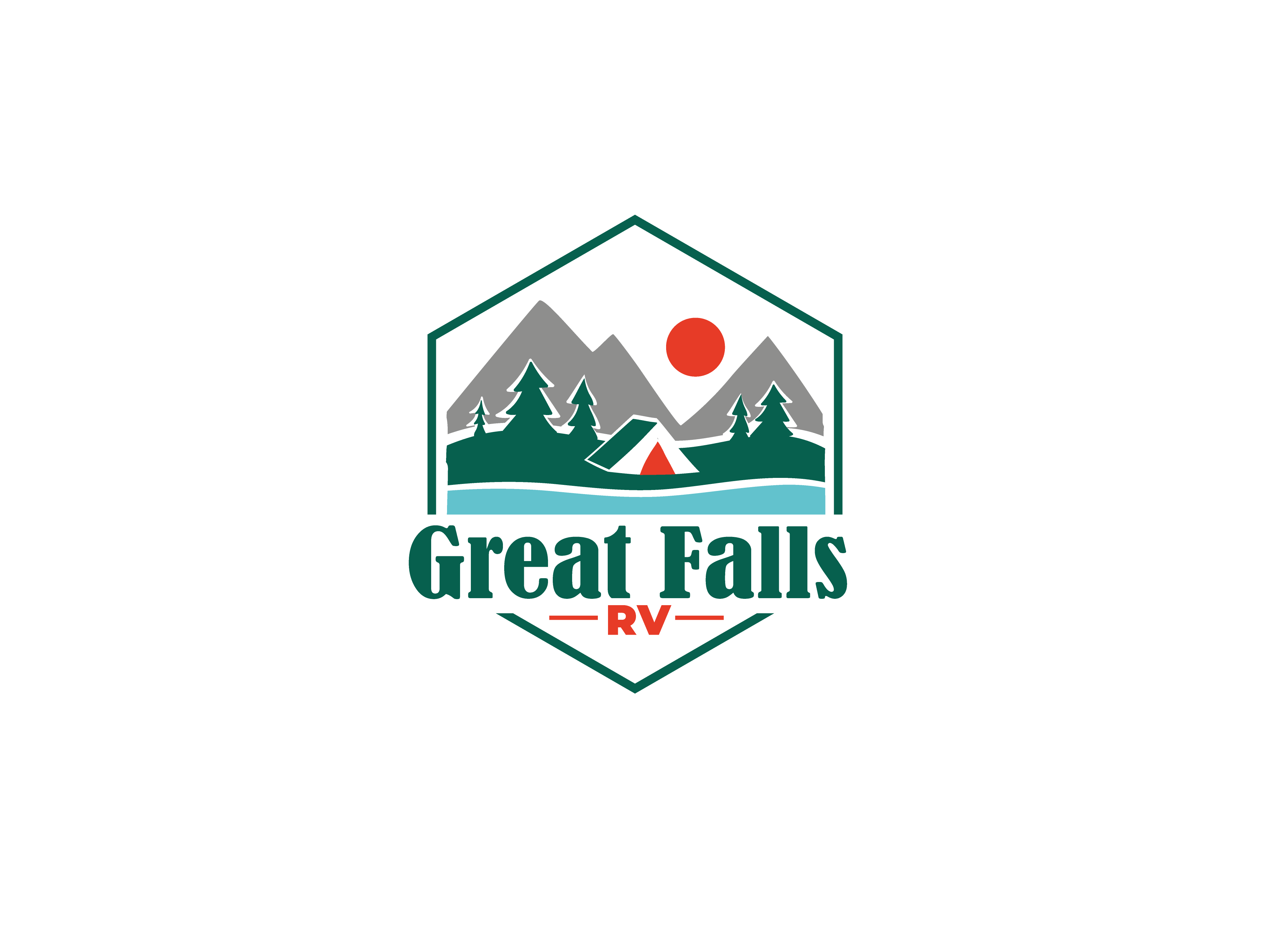 Logo Design by Taya Bright for Great Falls RV | Design #27471798