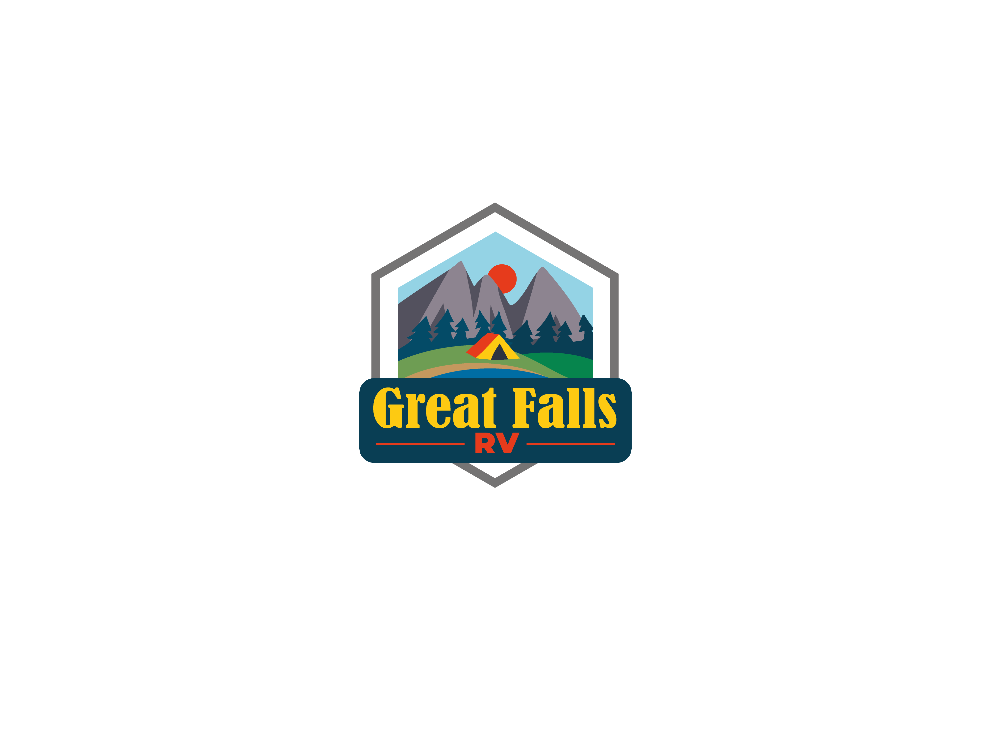 Logo-Design von Taya Bright für Great Falls RV | Design #27471811