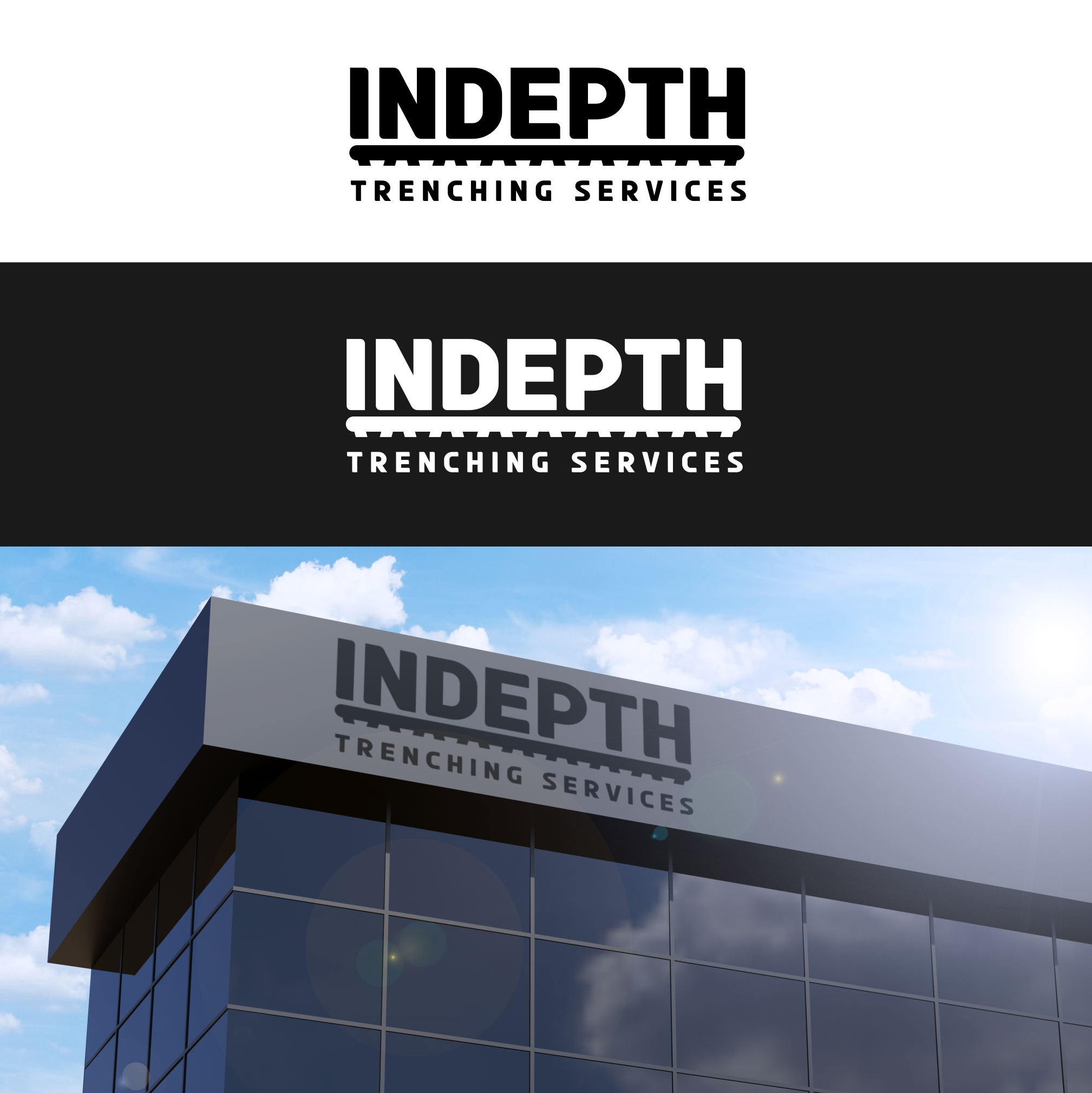 Diseño de Logo por LunaCreative para InDepth Trenching Services LLC | Diseño #27530050
