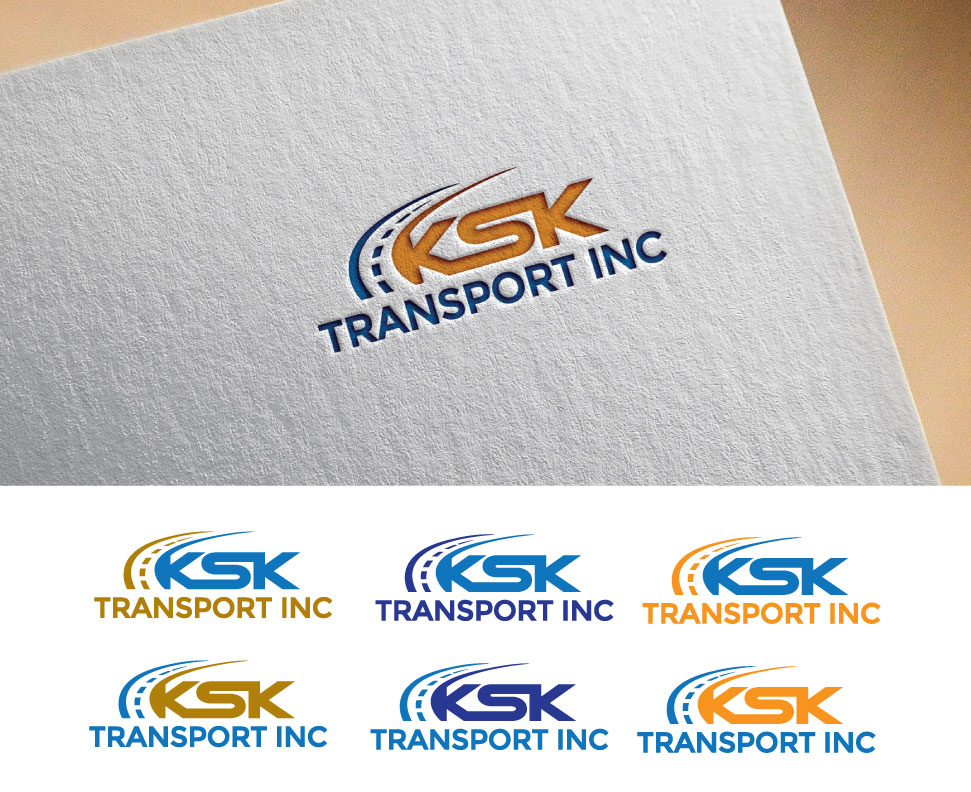 Logo Design by Badhan for Ksk Transport, Inc | Design #27474707