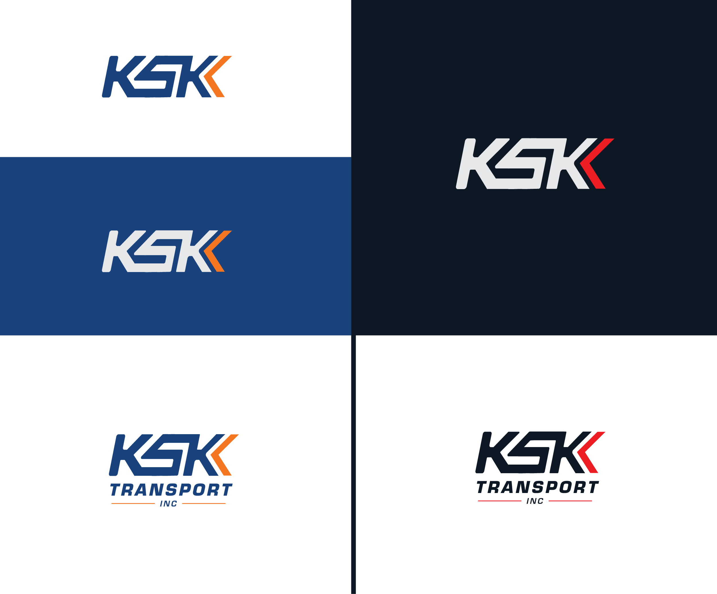 Logo Design by Prashant Besra for Ksk Transport, Inc | Design #27472054