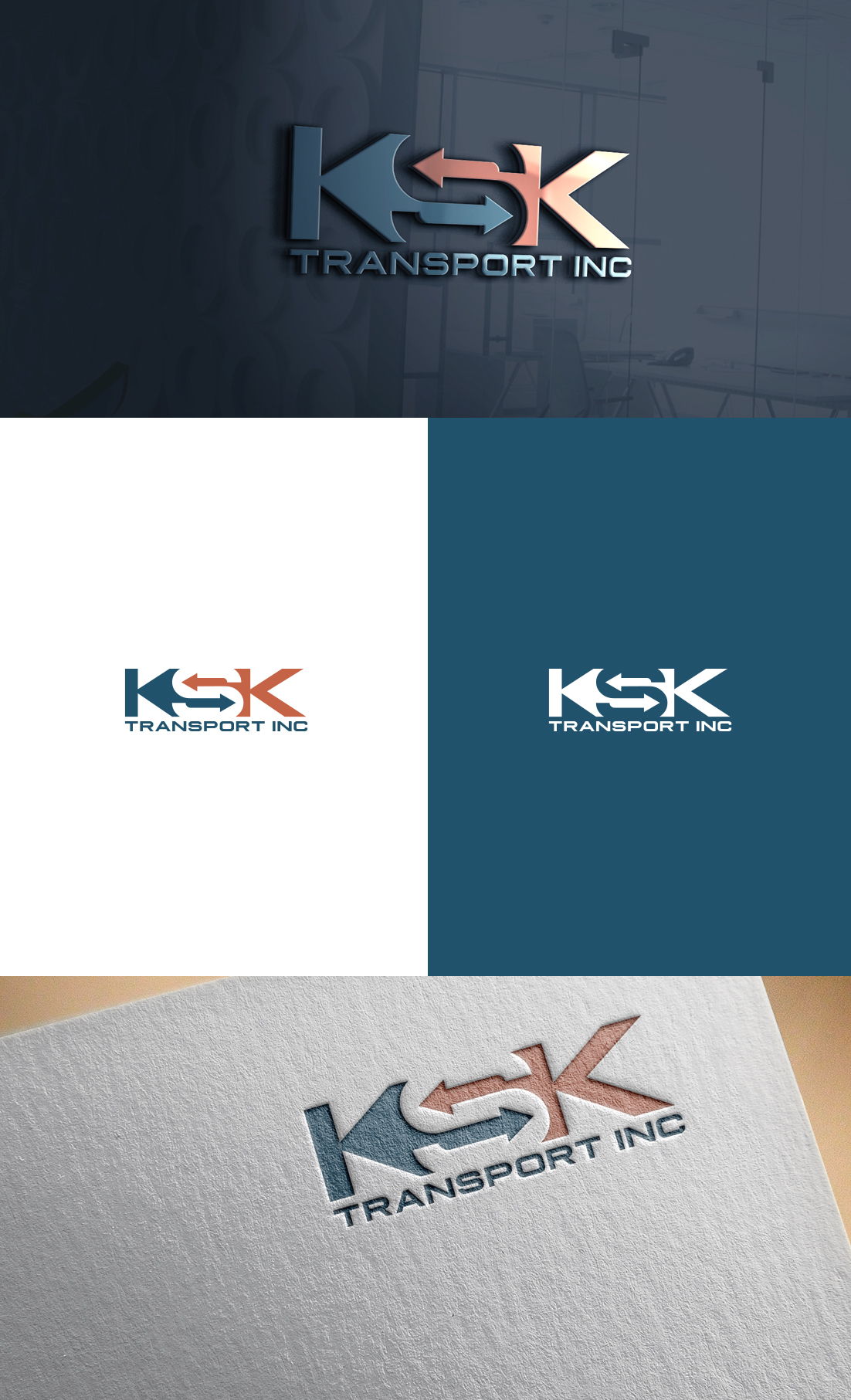Logo Design by GLDesigns for Ksk Transport, Inc | Design #27474989