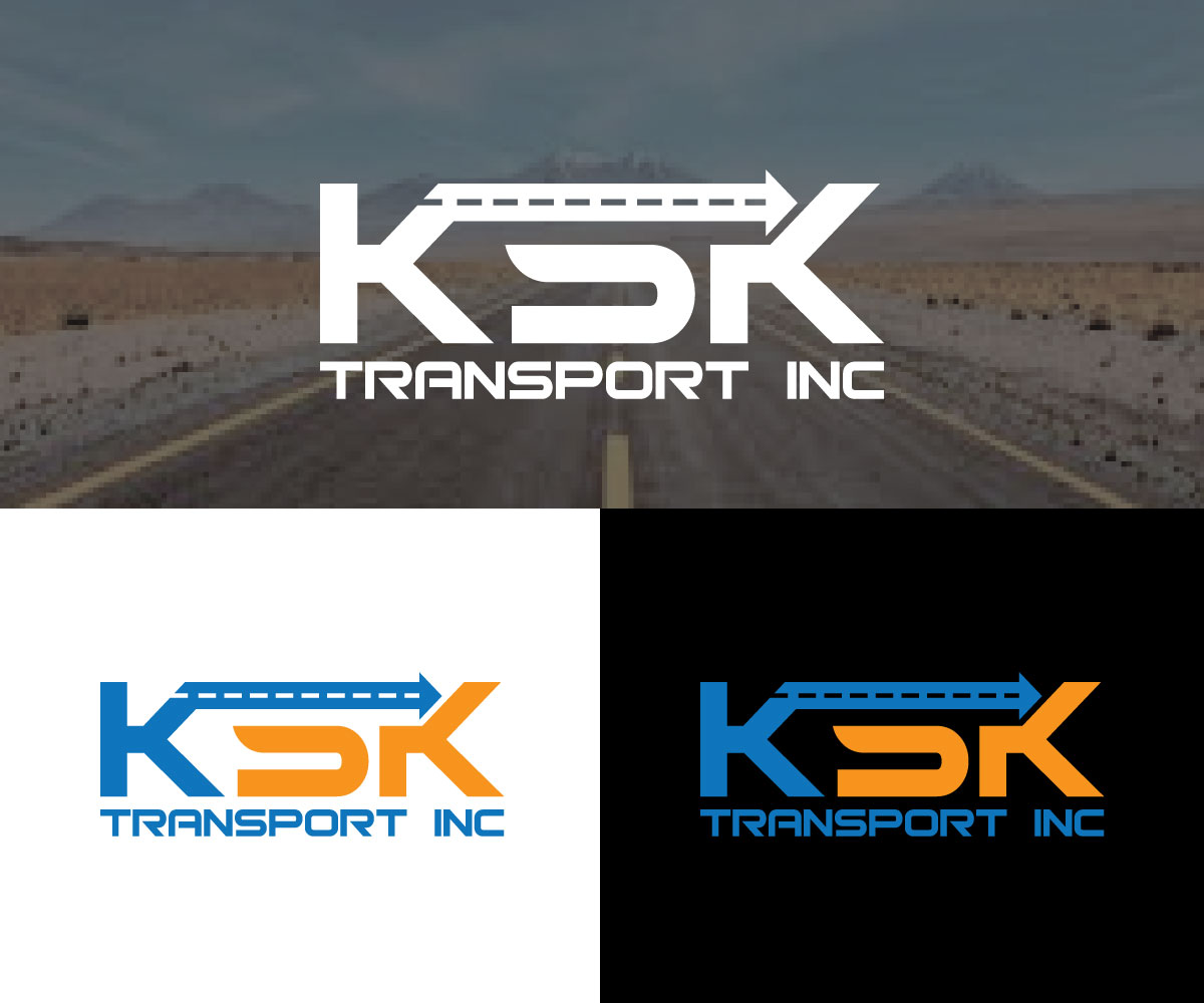 Logo Design by hjyoo for Ksk Transport, Inc | Design #27472319