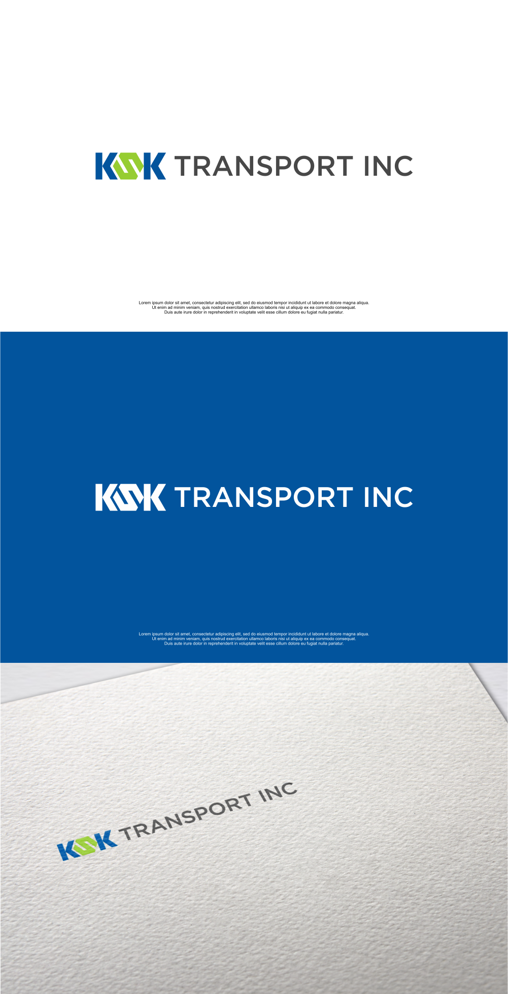 Logo Design by MASH Std for Ksk Transport, Inc | Design #27476755