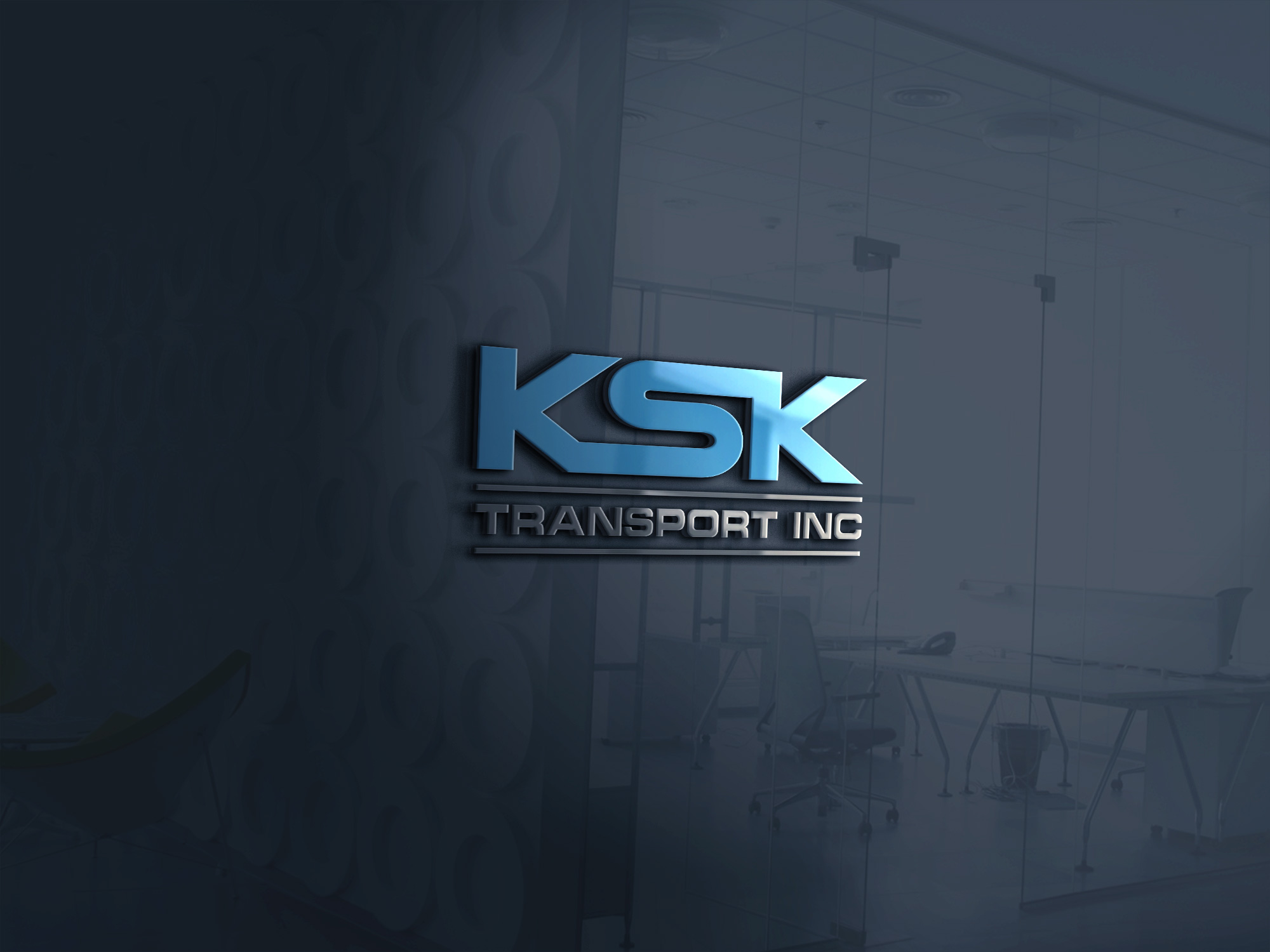 Logo Design by R.design for Ksk Transport, Inc | Design #27471887