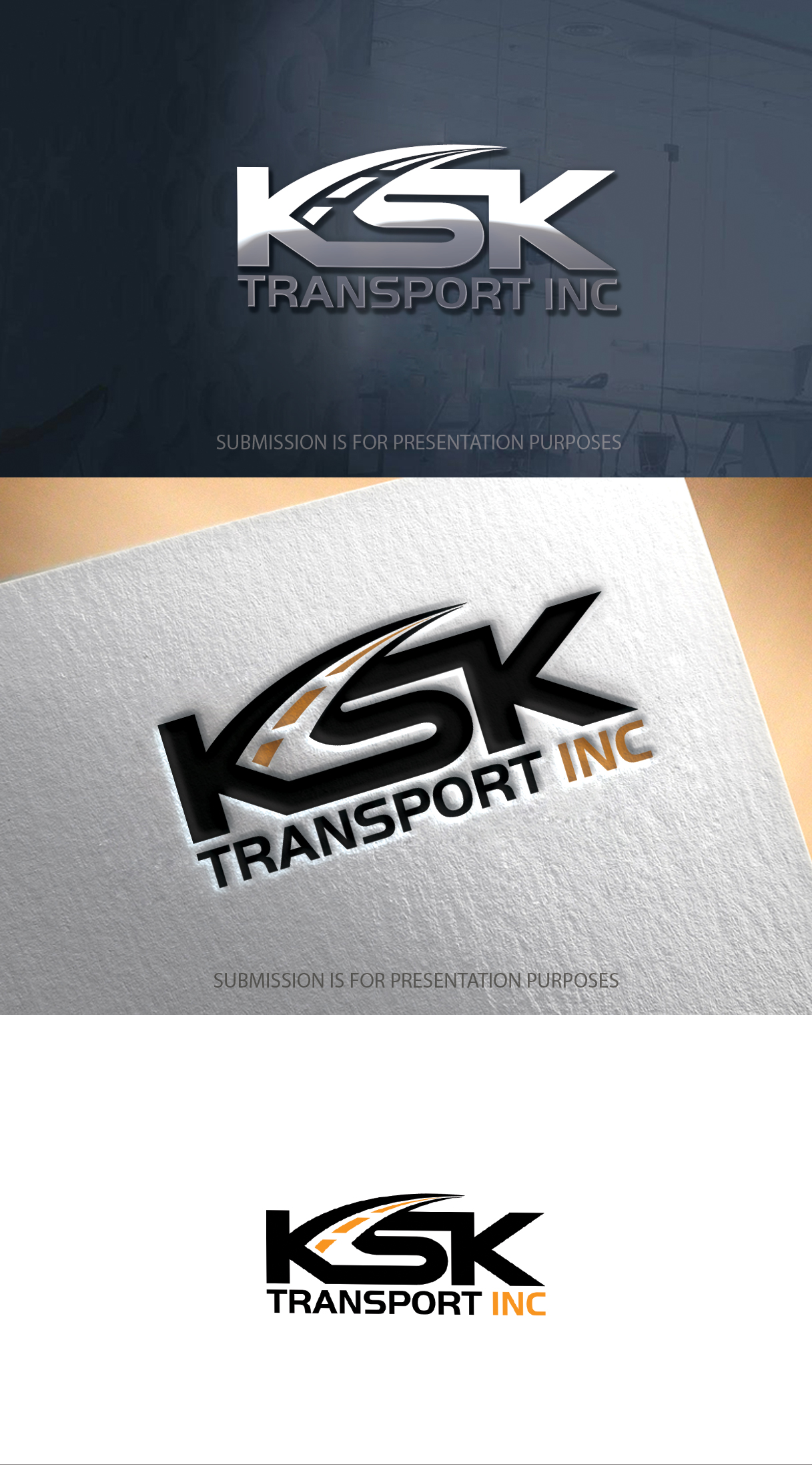 Logo Design by graphicevolution for Ksk Transport, Inc | Design #27473343