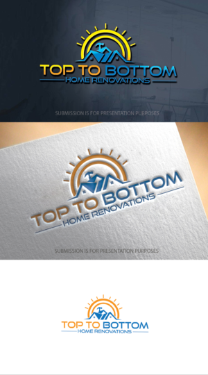 Top To Bottom Home Renovations | Logo Design by graphicevolution