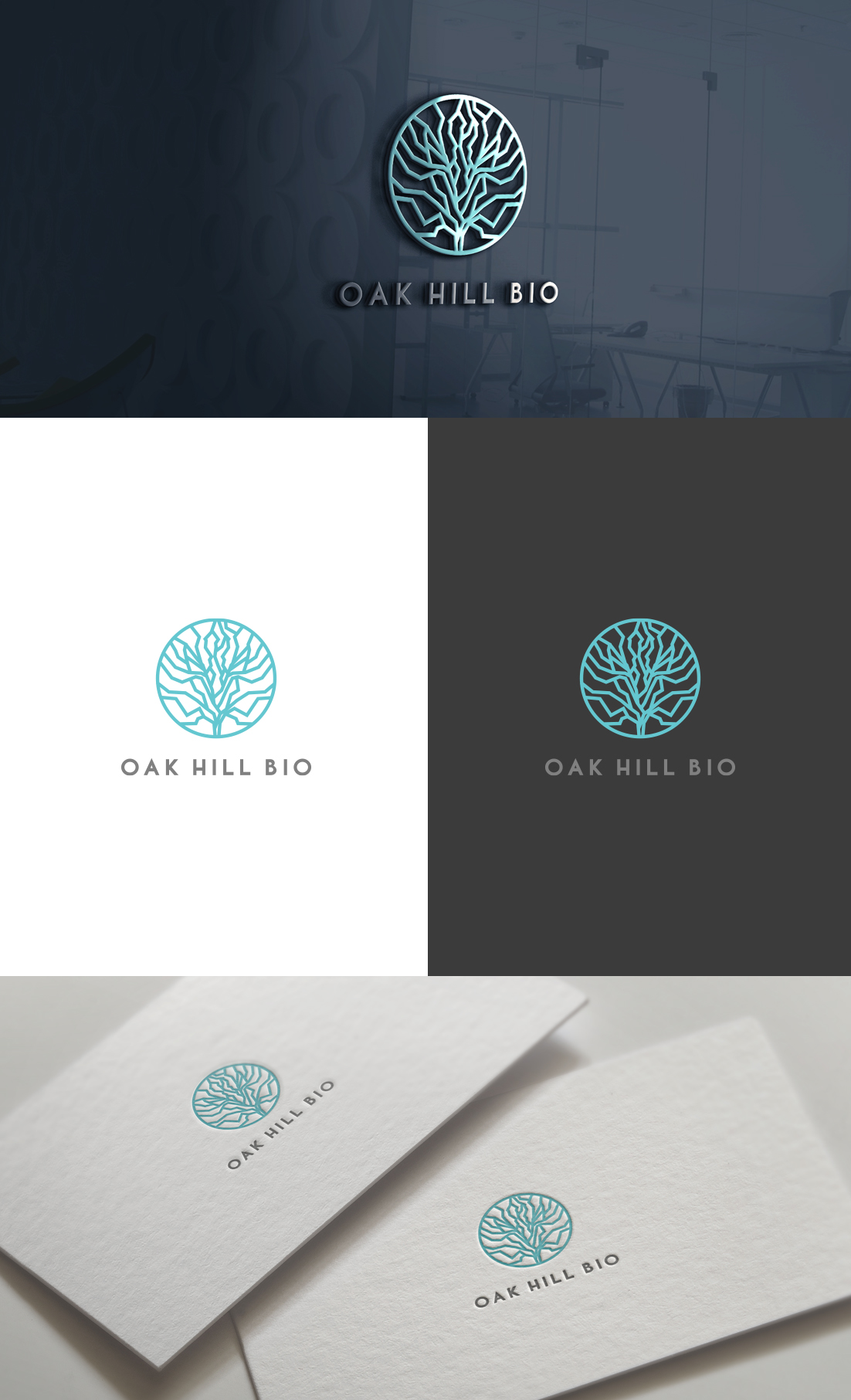 Logo Design by GLDesigns for Oak Hill Bio | Design #27474387