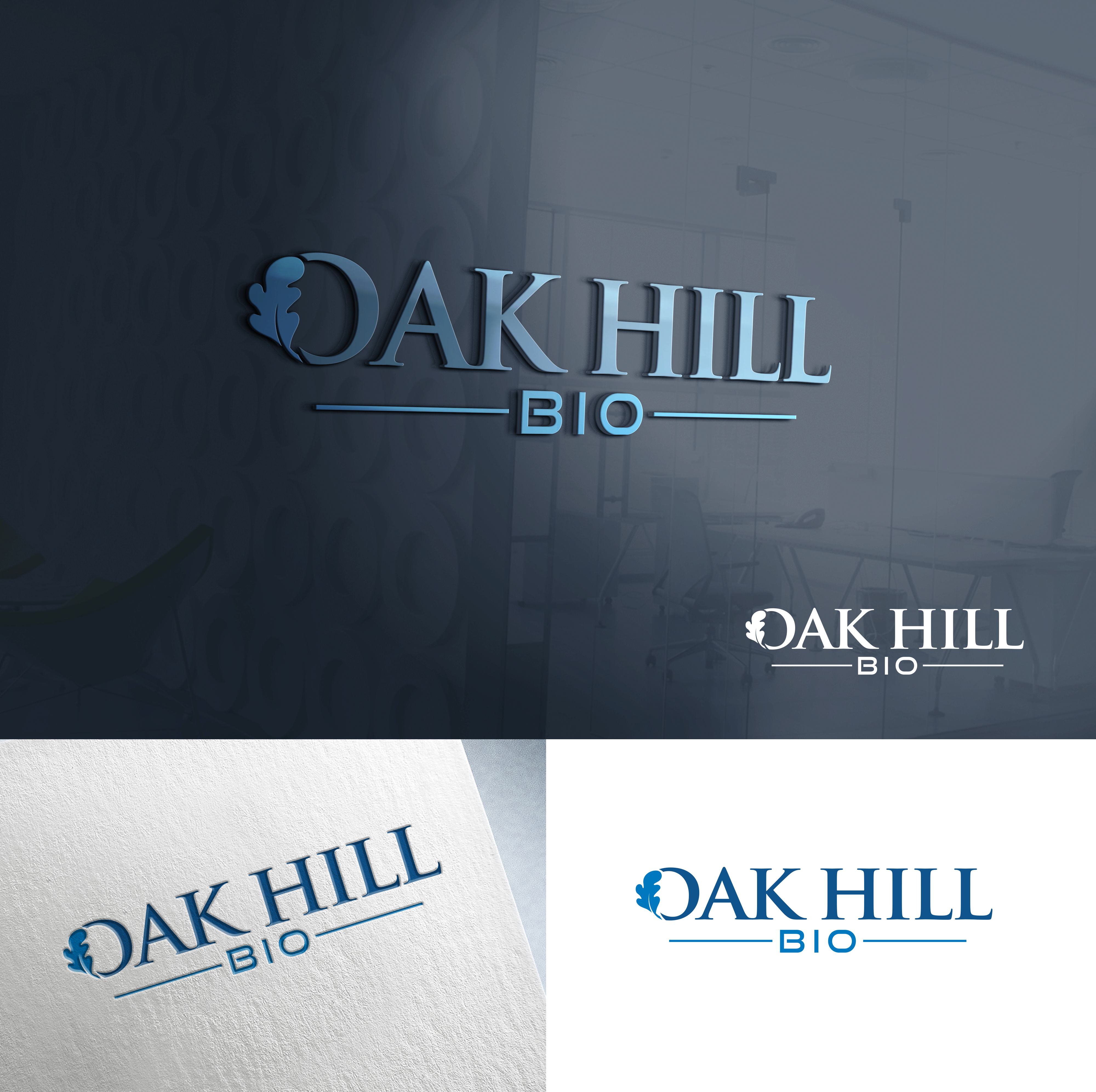 Logo Design by Taya Bright for Oak Hill Bio | Design #27496557