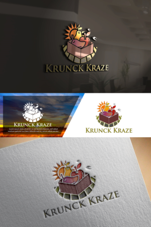 Logo Design by damian for Krunch Kraze | Design: #27469782